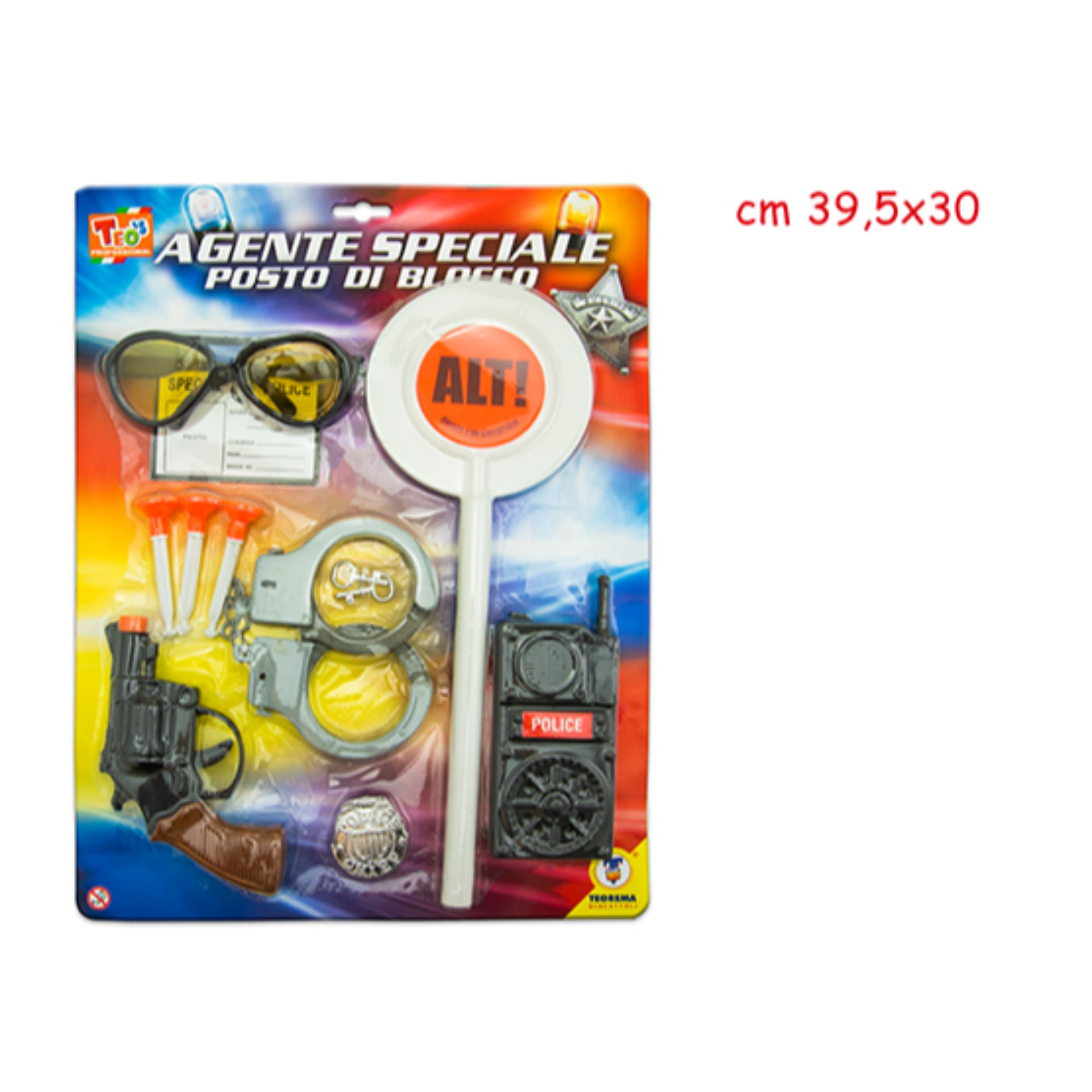 TEO S - POSTO DI BLOCCO SET AGENTE CON PALETTATeorema