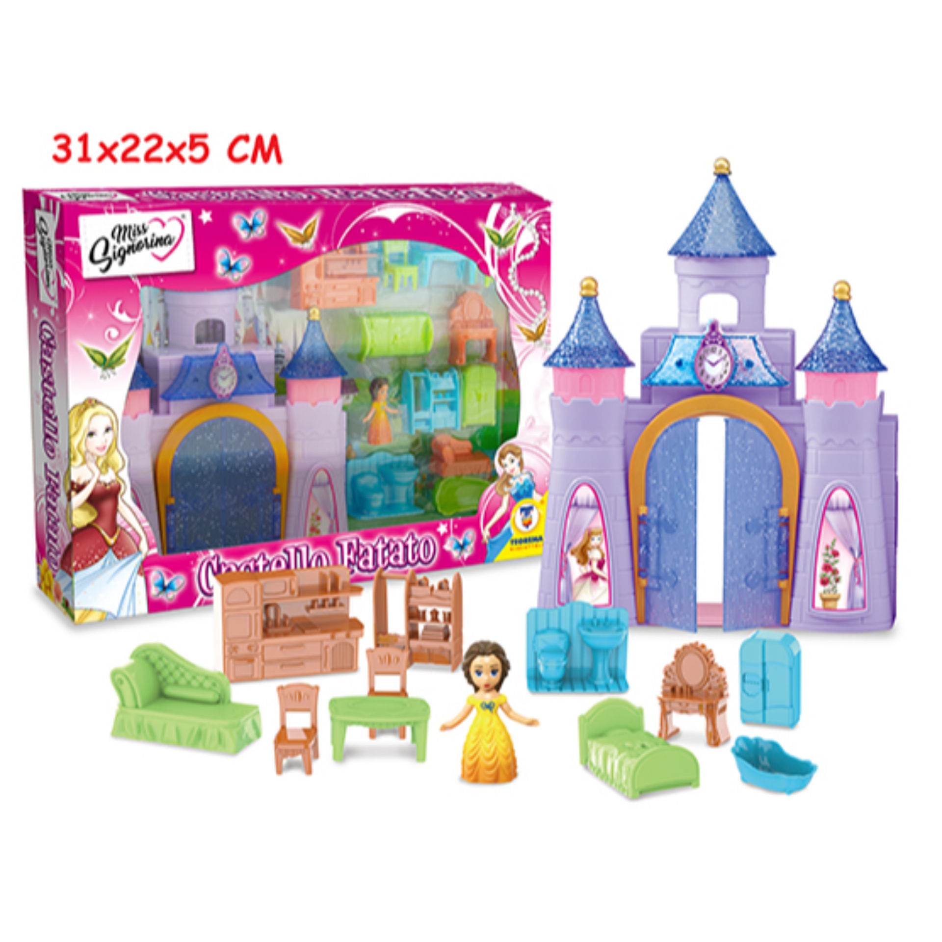 MISS SIGNORINA - CASTELLO PRINCIPESSA CON ACCESSORTeorema