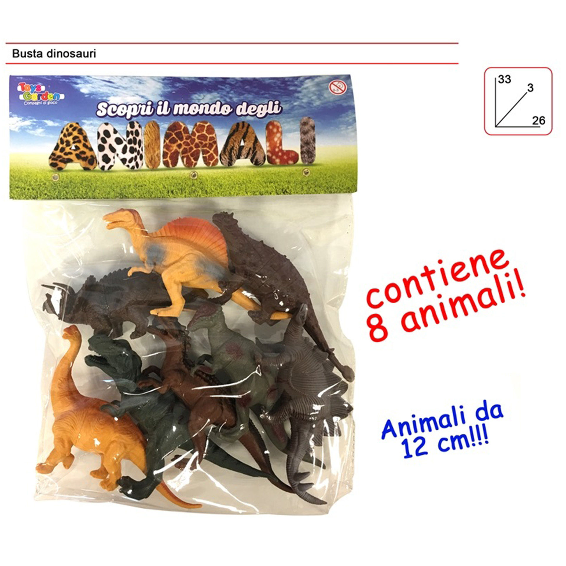 BUSTA DINOSAURI GRANDEToys Garden