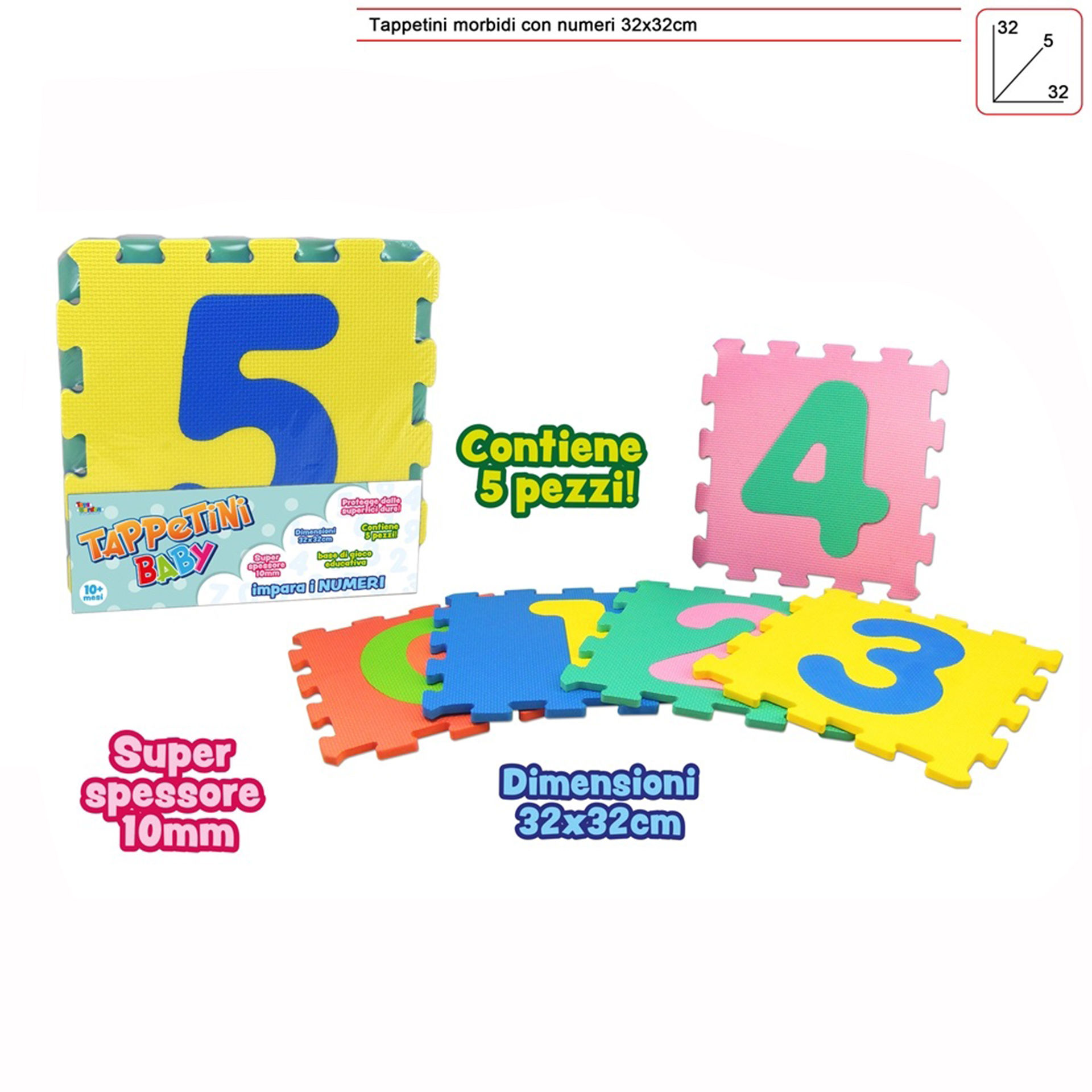 TAPPETINO EVA NUMERIToys Garden