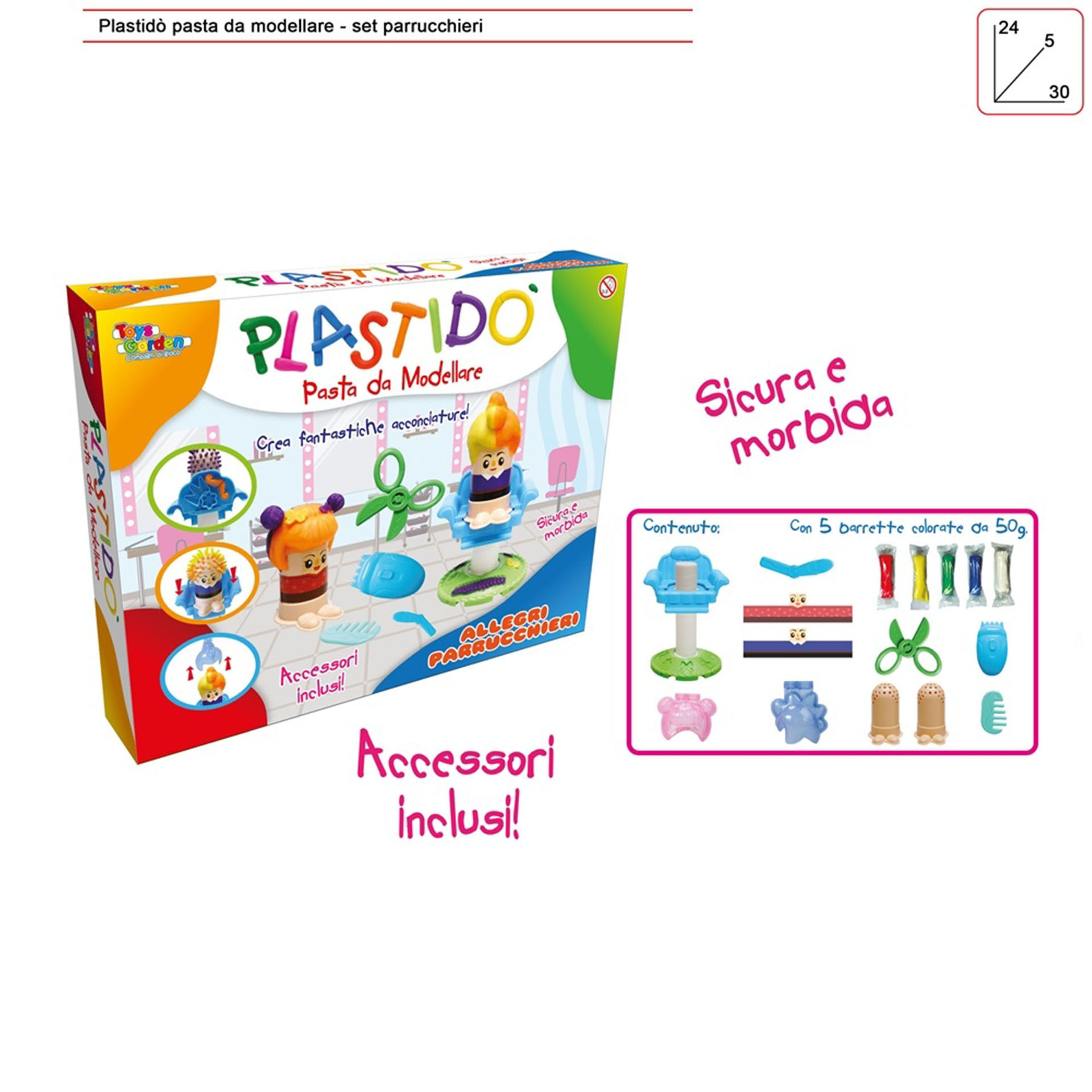 PLASTIDO  PARRUCHIERIToys Garden