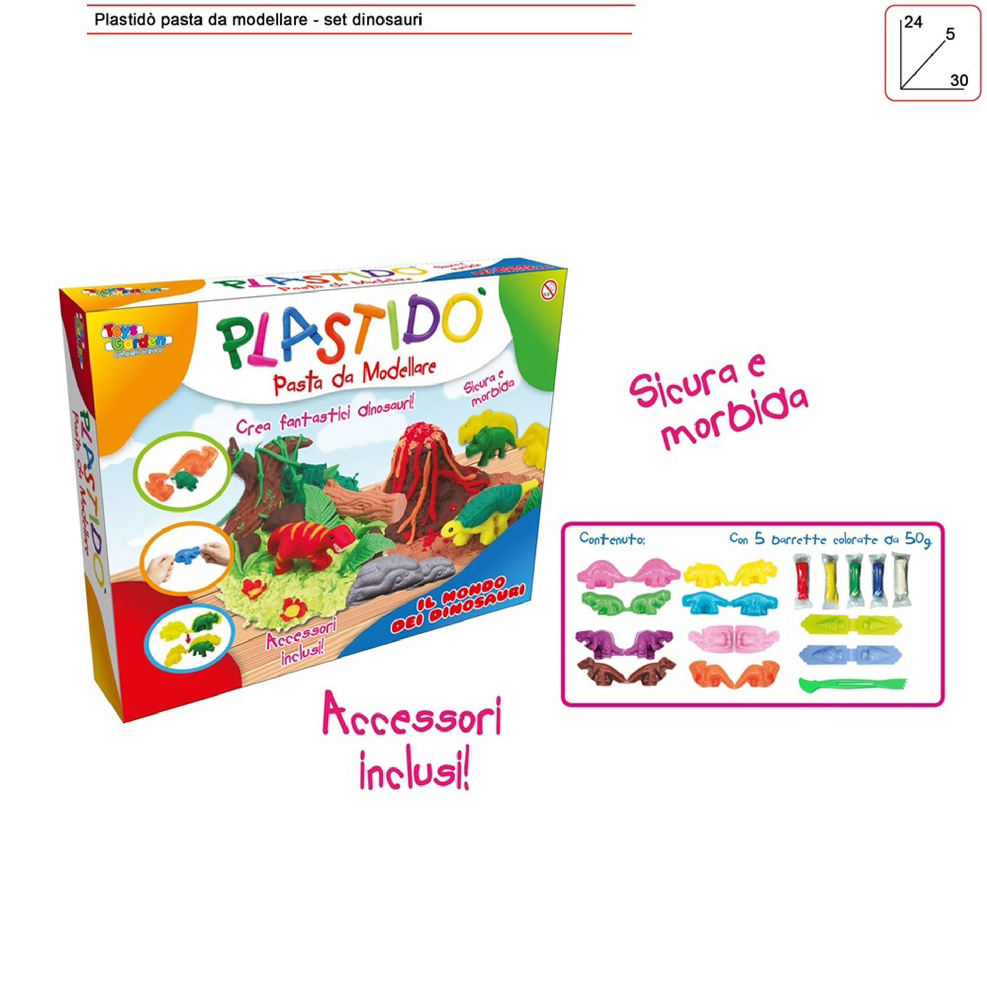 PLASTIDO  DINOSAURIToys Garden
