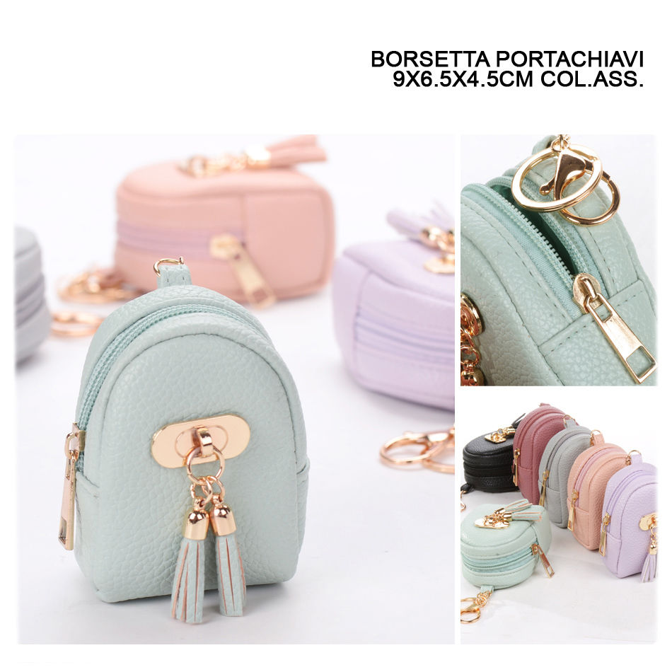 BORSETTA PORTACHIAVI  9X6.5X4.5CM ASS.Melissa