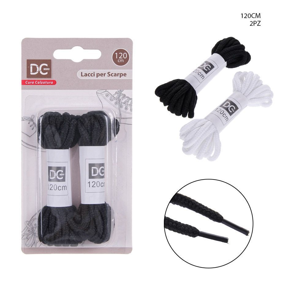 DC CASA LACCI SCARPE ROTONDI 120CM 2PAIA ASSDc