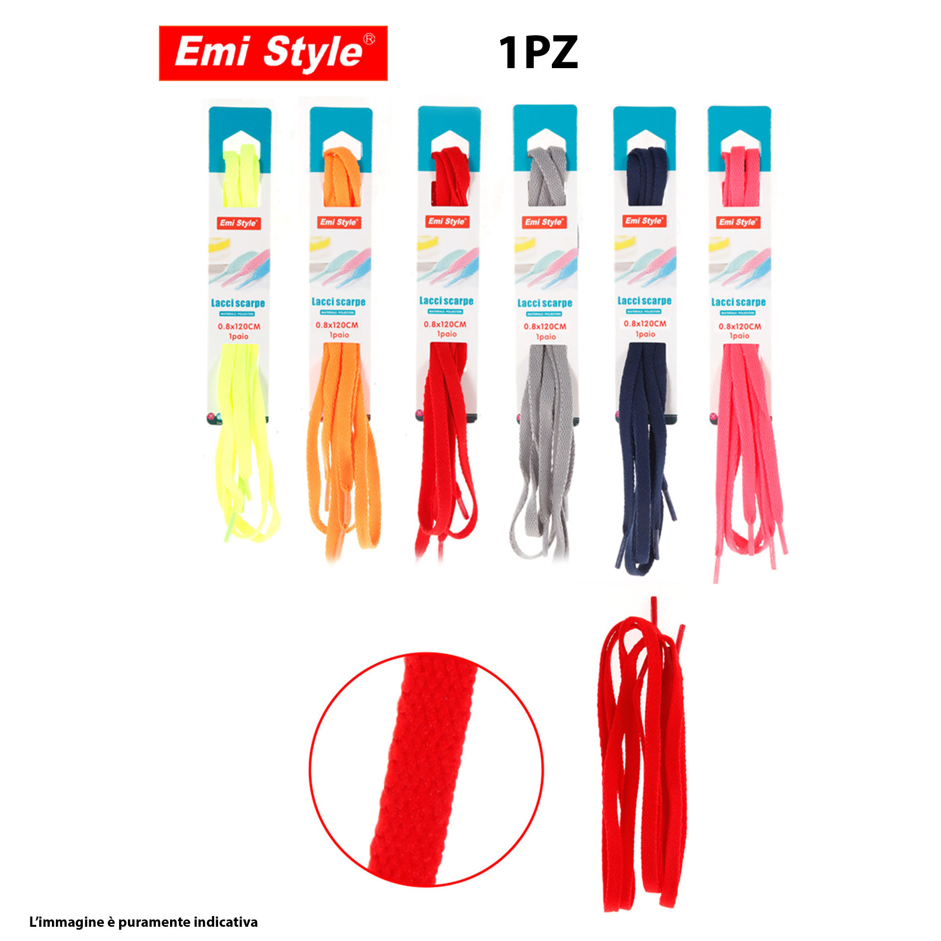 LACCI SCARPE 0.8CM*120CM 1PARESEmi Style