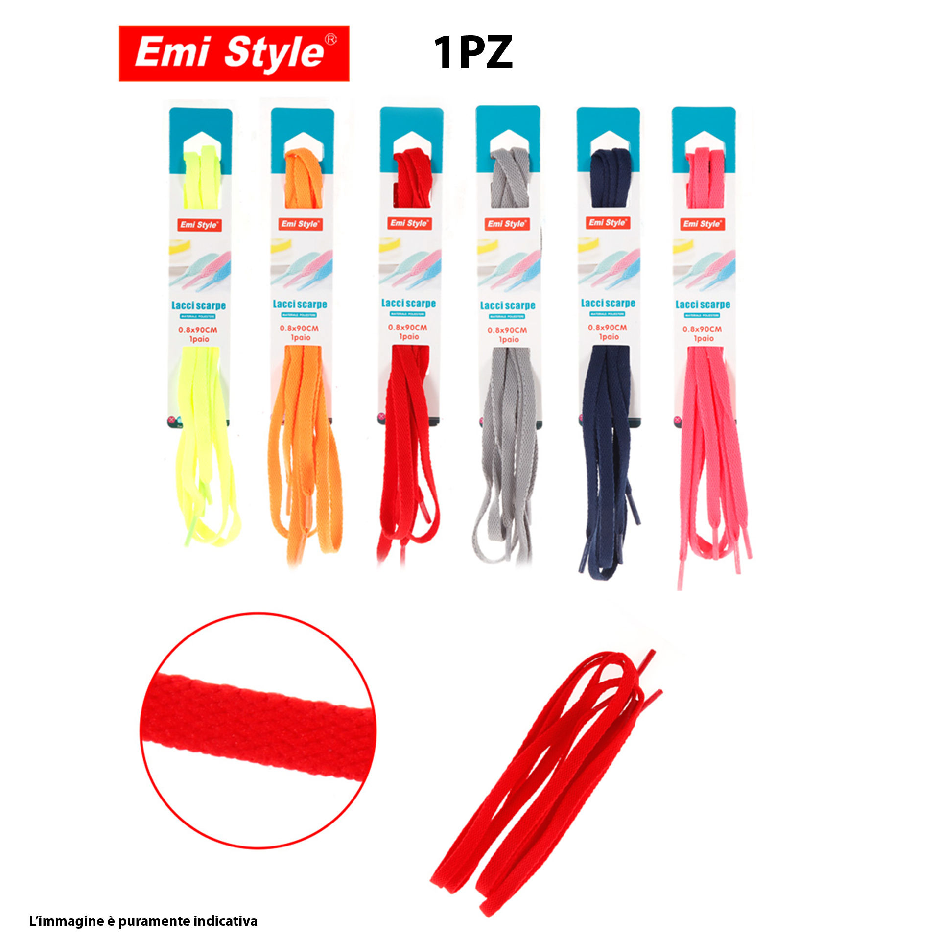 LACCI SCARPE 0.8CM*90CM 1PARESEmi Style