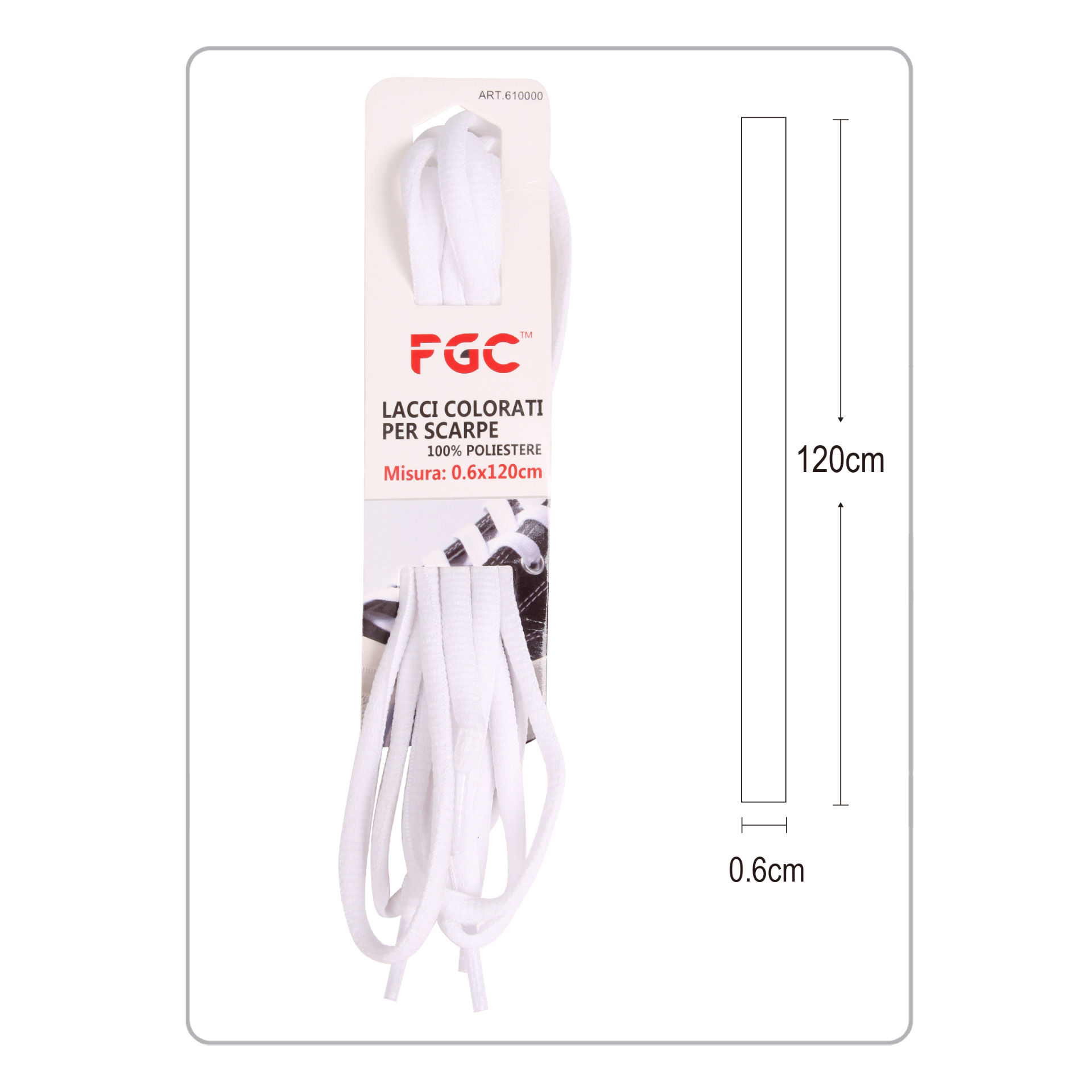 LACCI CERATI 0,6CM*120CMHQ