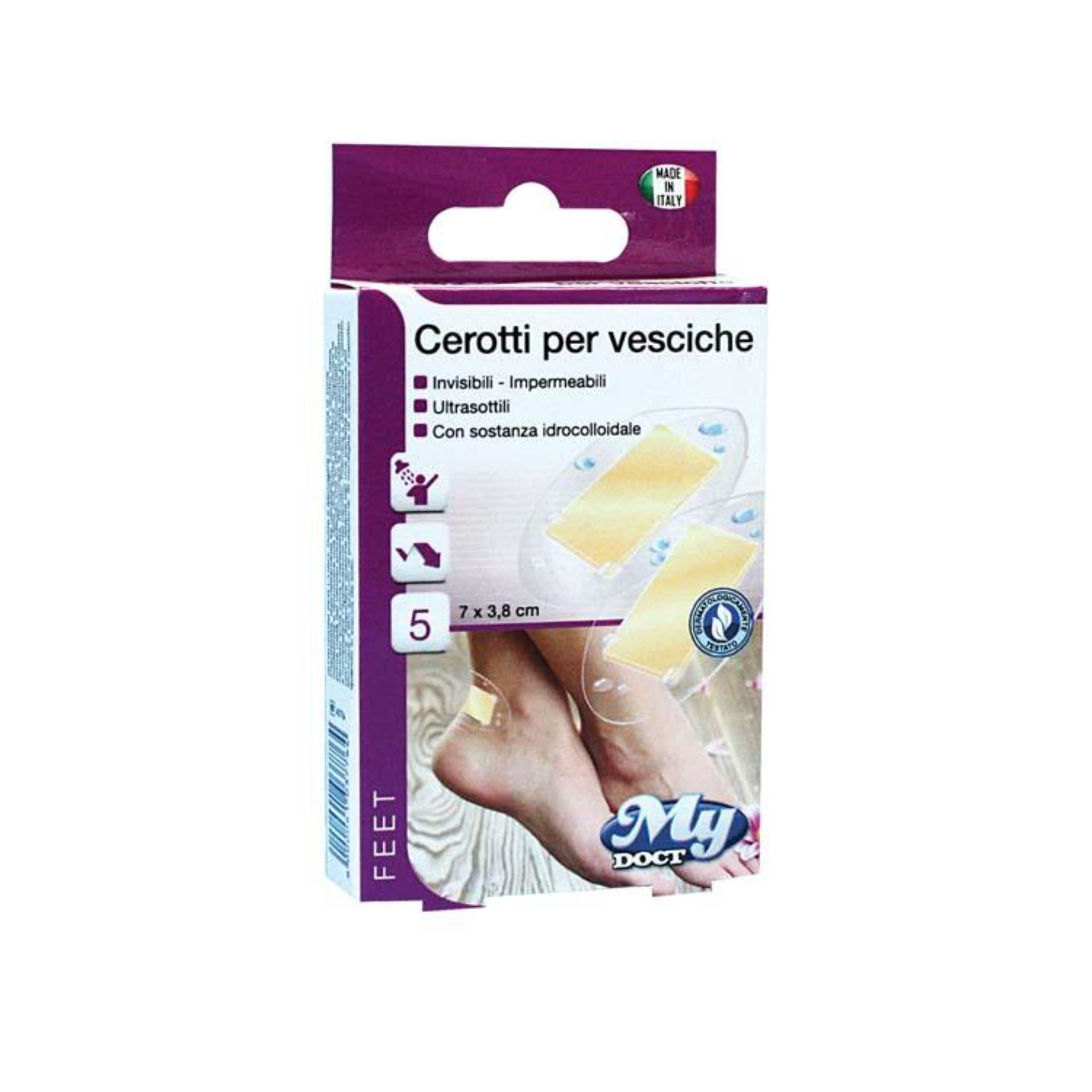 CEROTTI PER VESCICHE OVALI 5 PZ 7X3,8 CMMy Doct