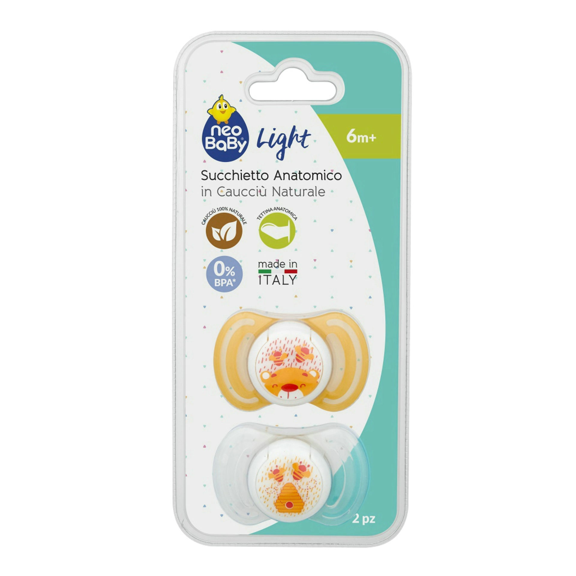 NEO BABY SUCCH.ANAT.CAUCCIU 2 PZ MEDIO 84361Neo Baby