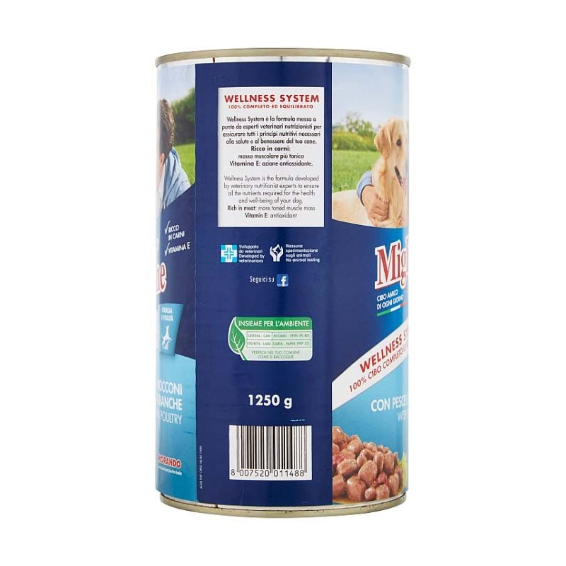 MIGLIORCANE BOC. PESCE/C.BIANCHE KG.1,25Miglior Cane