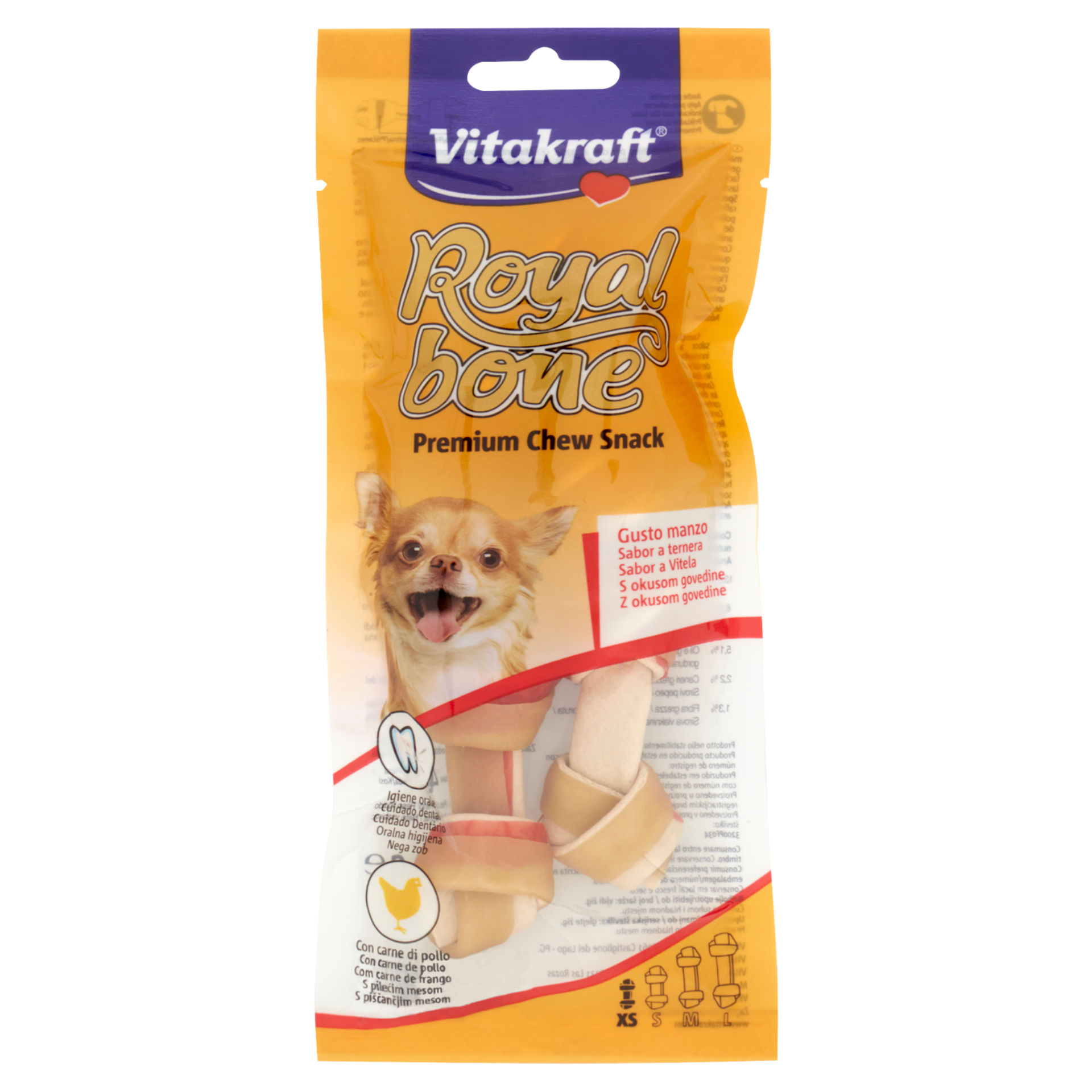 ROYAL BONE MINI 4 PZ GUSTO CARVitakraft