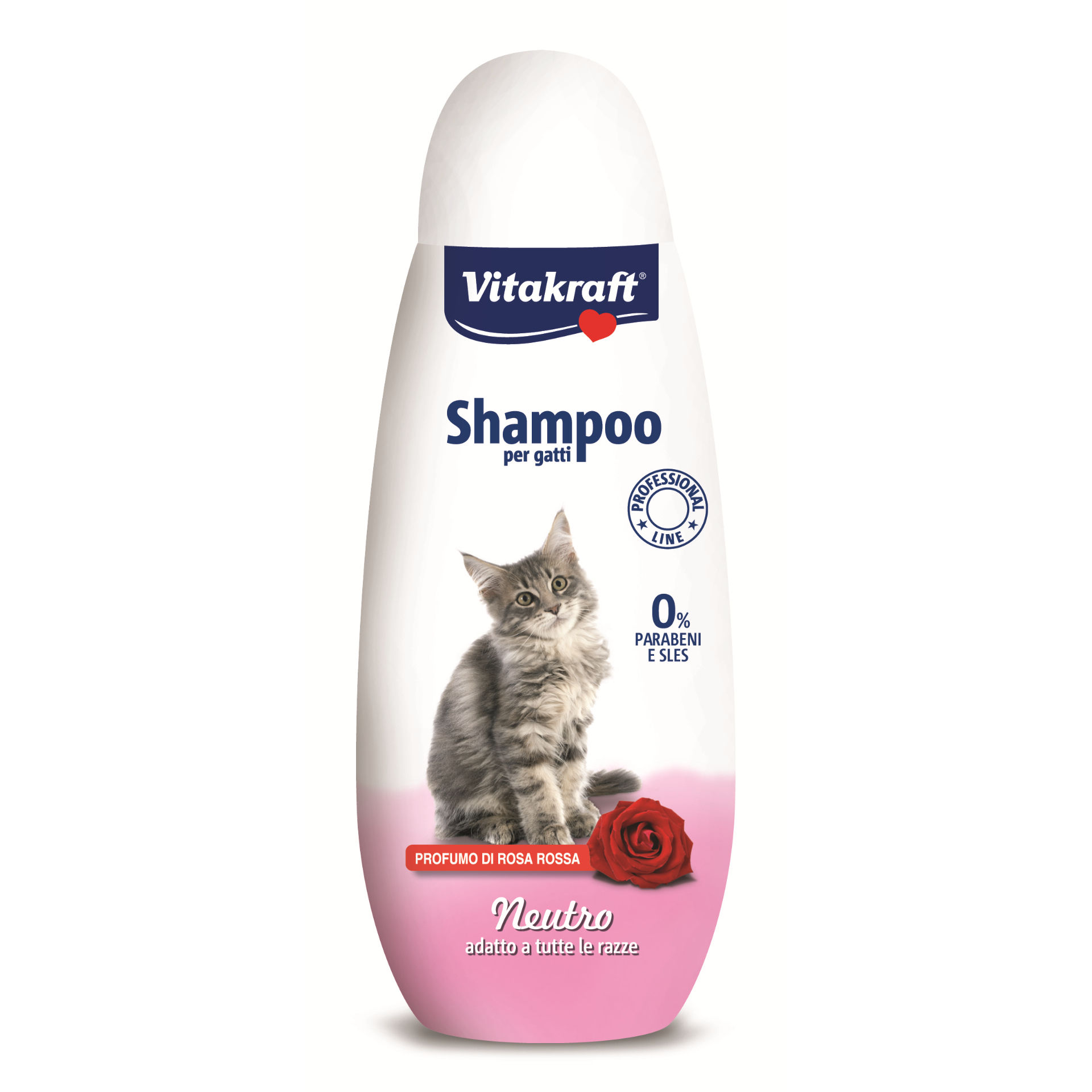 SHAMPOO NEUTRO GATTO ROSA ROSSAVitakraft