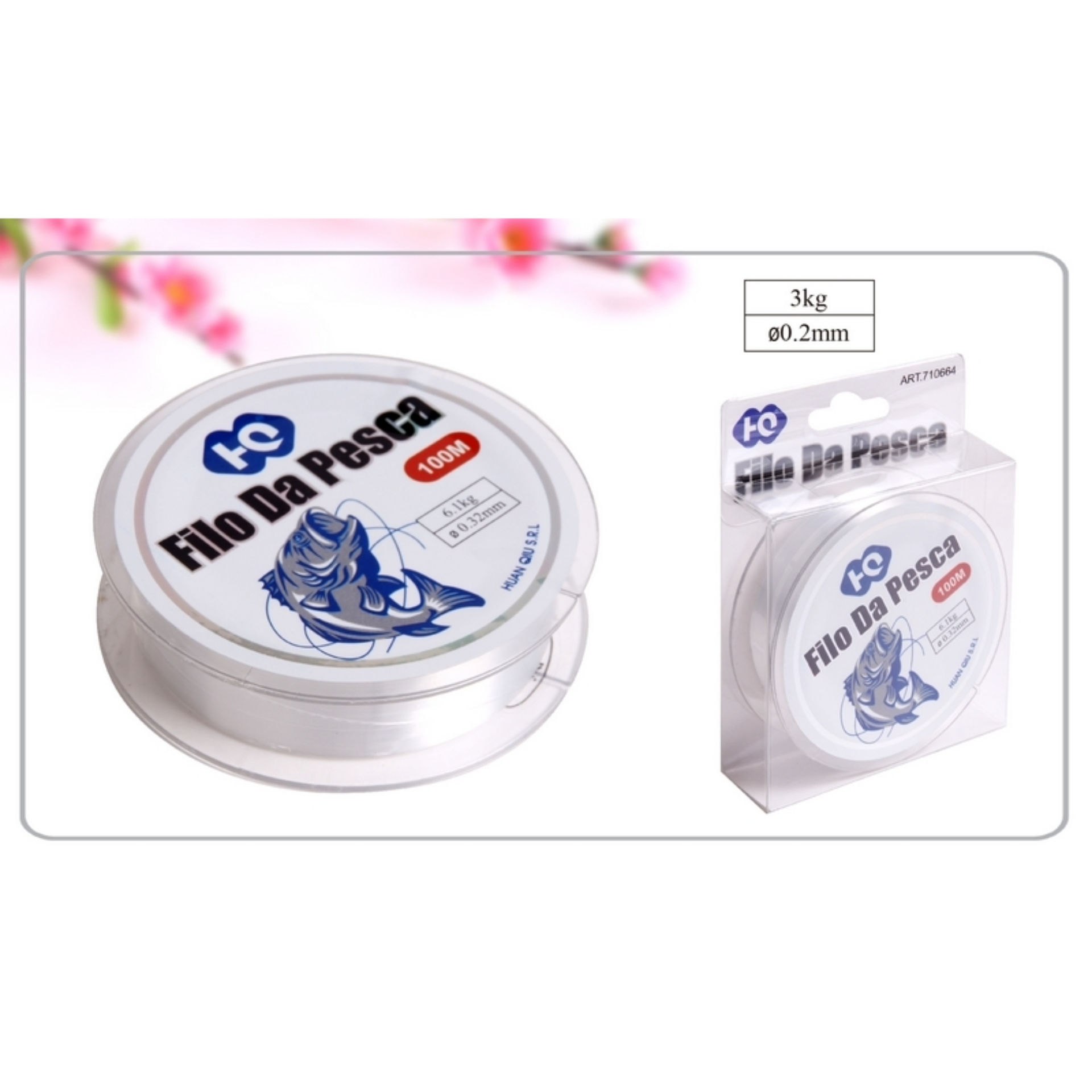 FILO PESCA MARE  100 MH&H