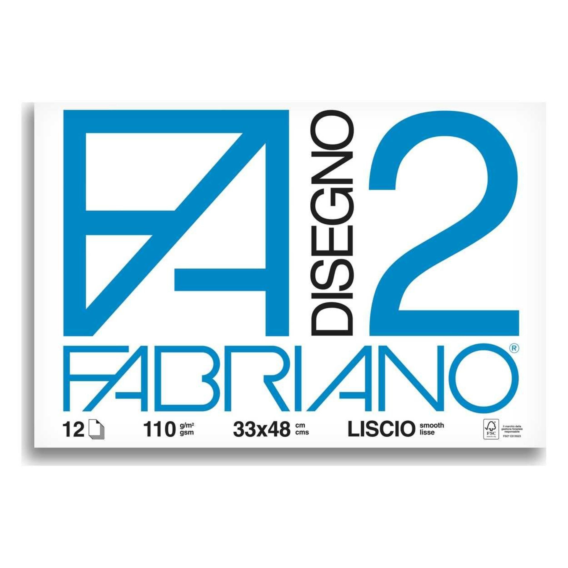 BLOCCO FABRIANO  534 - F2 33X48 FG.12 LISCIOFabriano