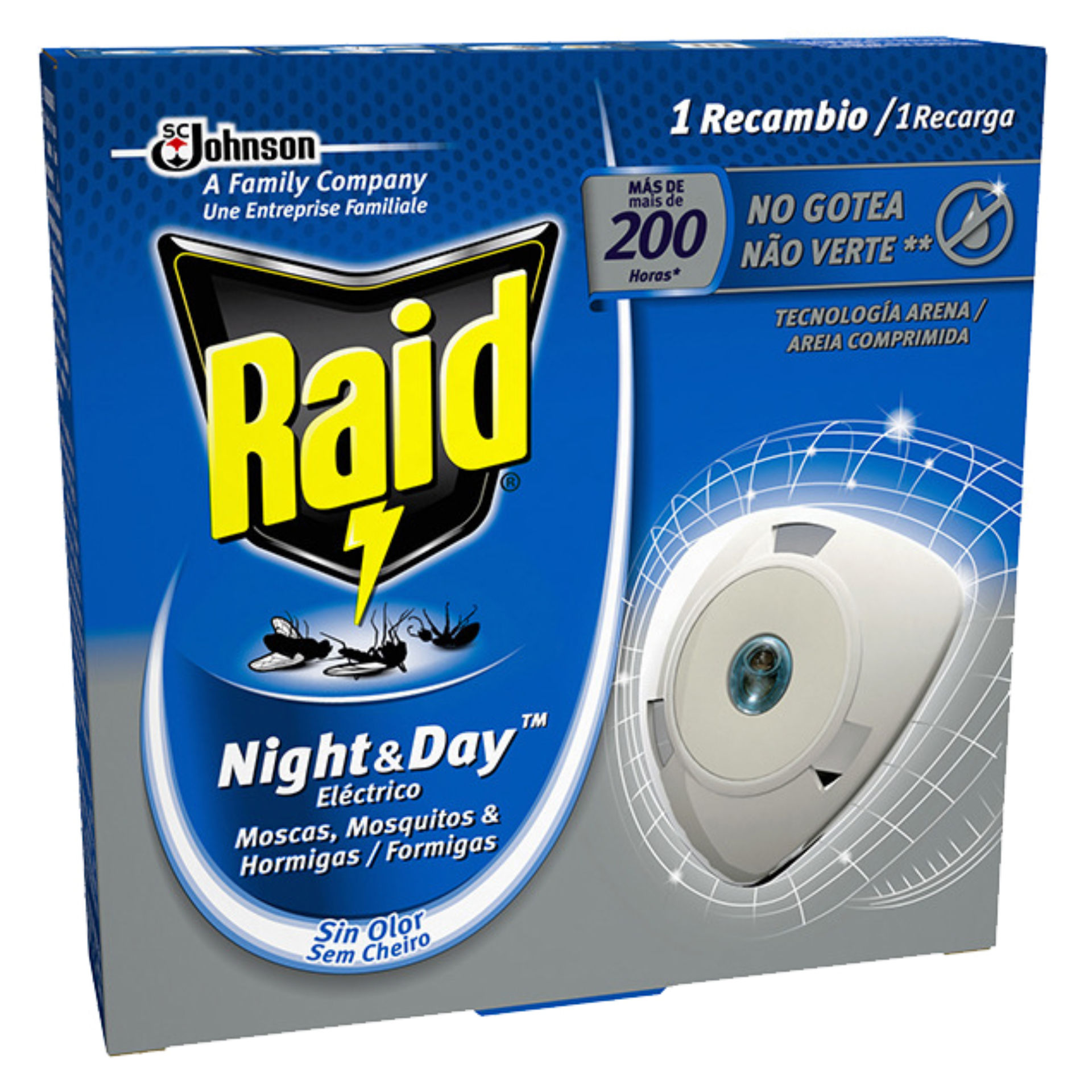 RAID NIGHT & DAY ZANZARE RICARICA A.161Raid