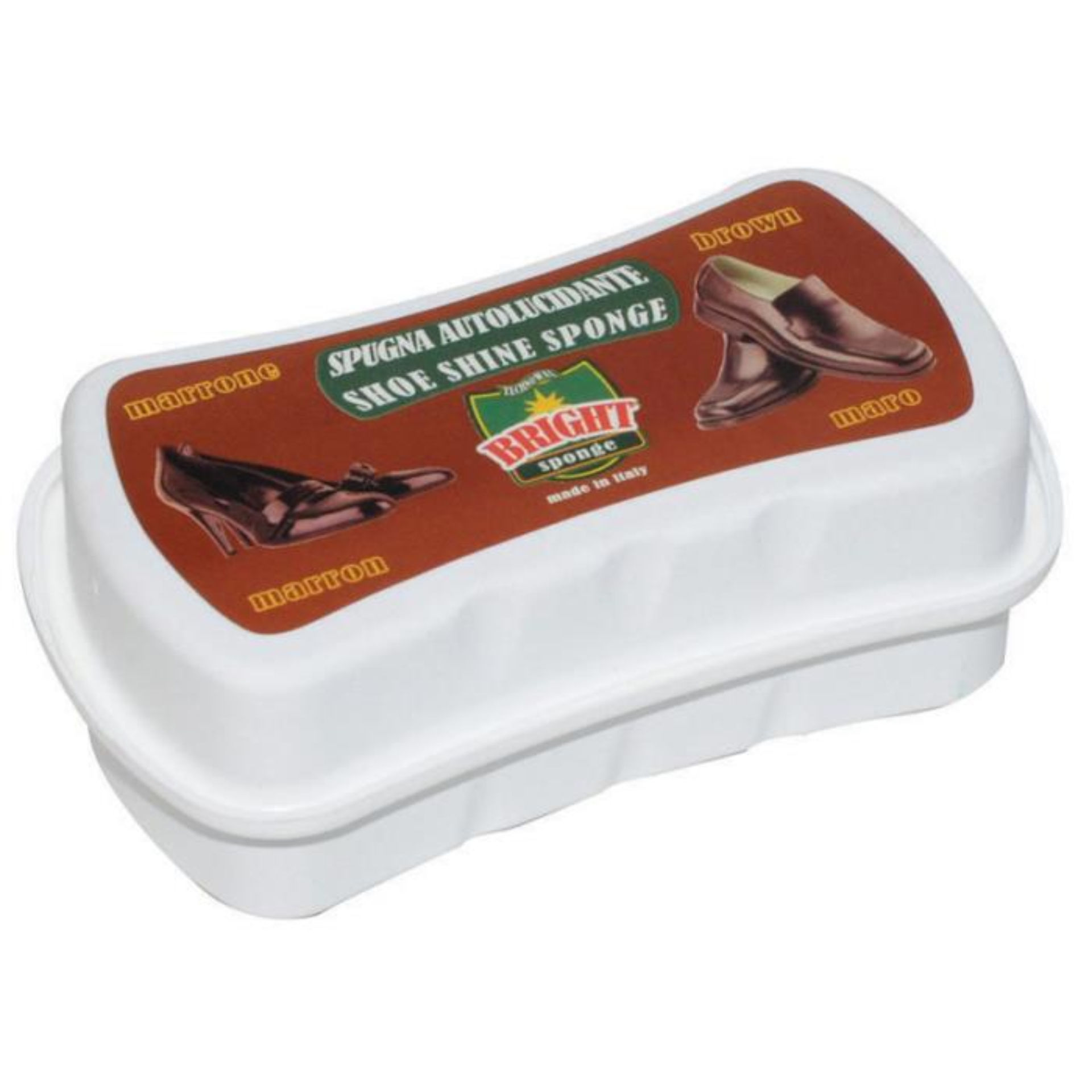 BRIGHT SPUGNA AUTOLUCIDANTE MARRONE