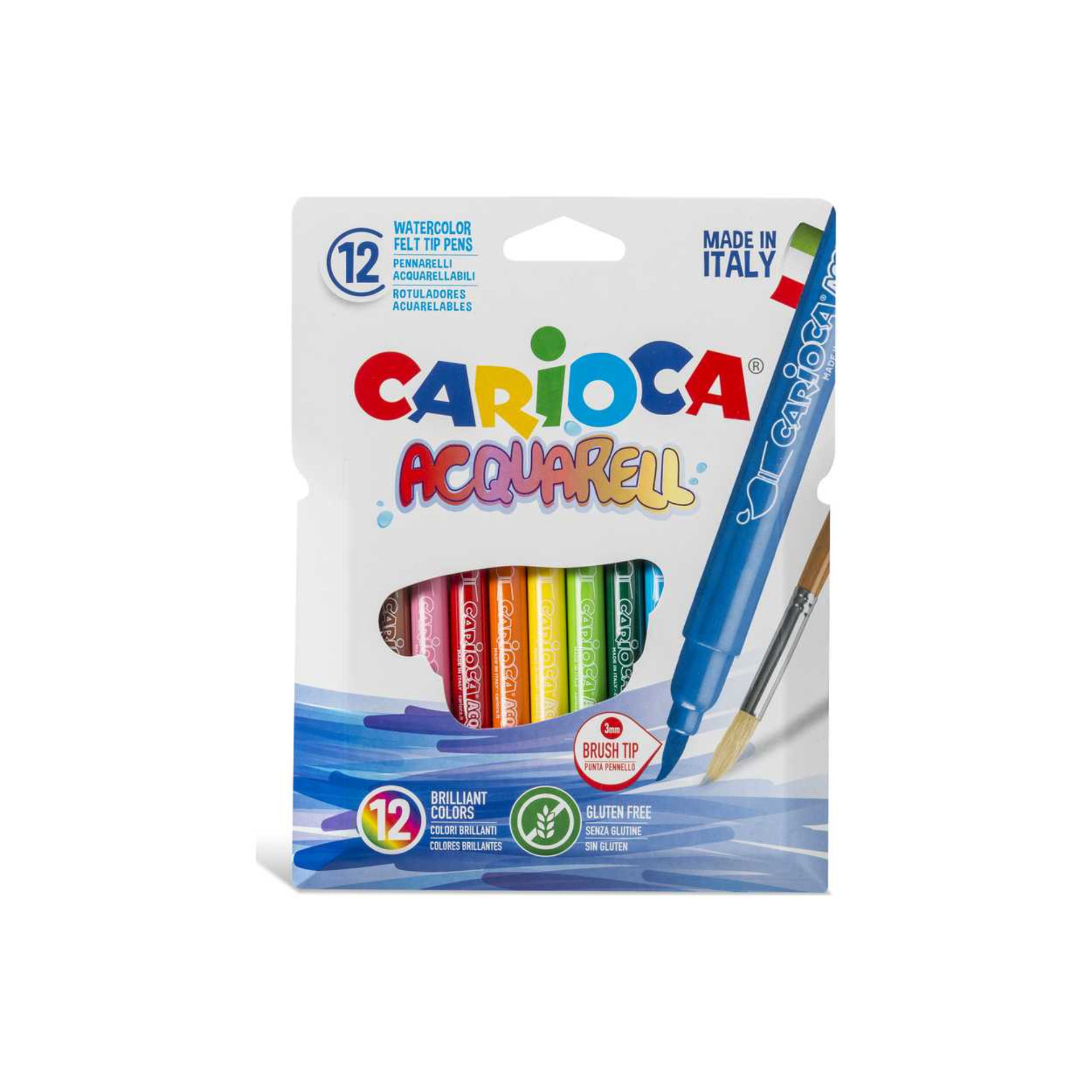 CARIOCA PENNARELLO ACQUARELL 12 COLORICarioca