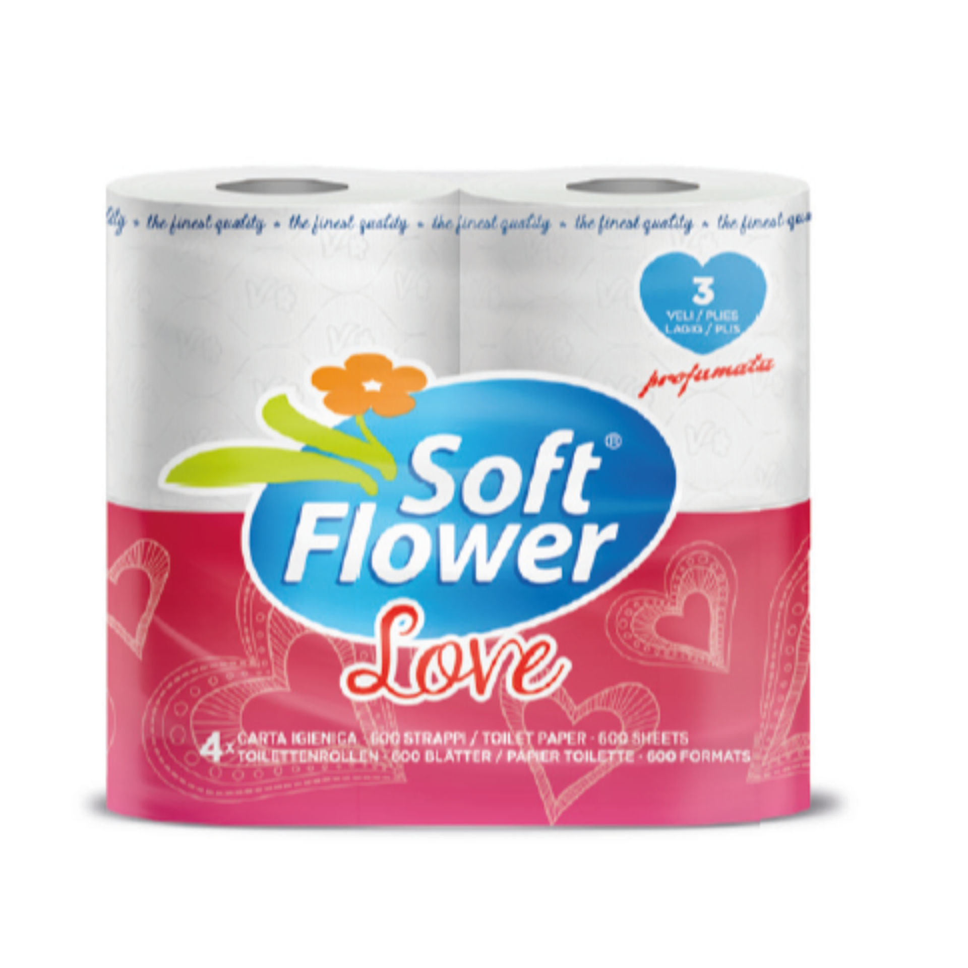 IGIENICA 4 ROTOLI 3 VELI  EXTRASOFT  SOFT FLOWER L