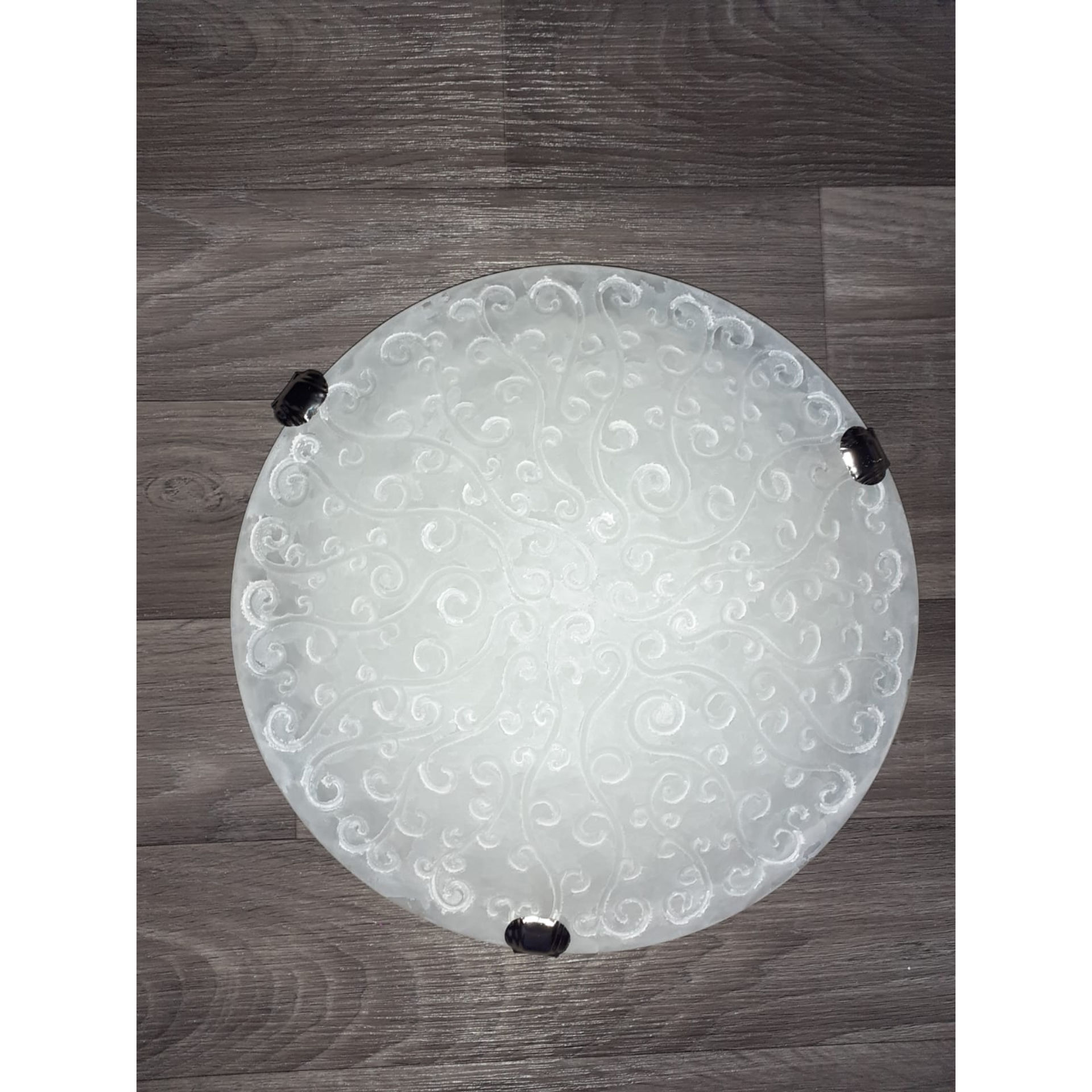 PLAF RICAMO D30 BIANCO