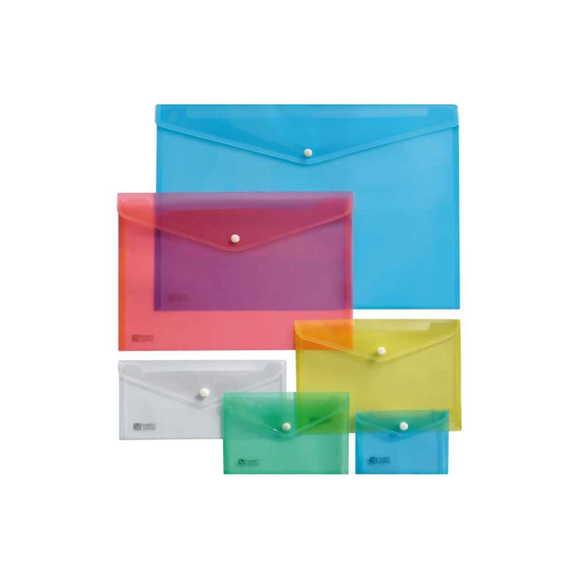 BUSTA C/BOTTONE ORNA   PPL A7 7X10  COL.TRASP.0141