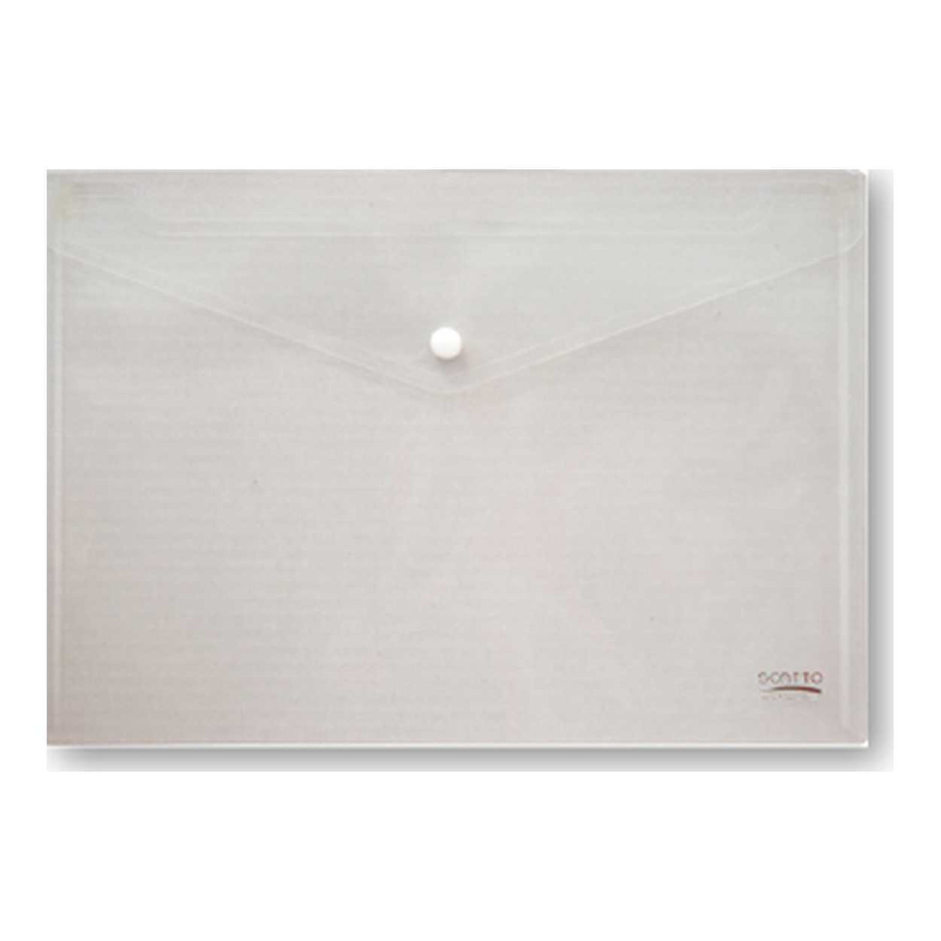 BUSTA C/BOTTONE ORNA PPL A4 33X24 NEUTRE 0169