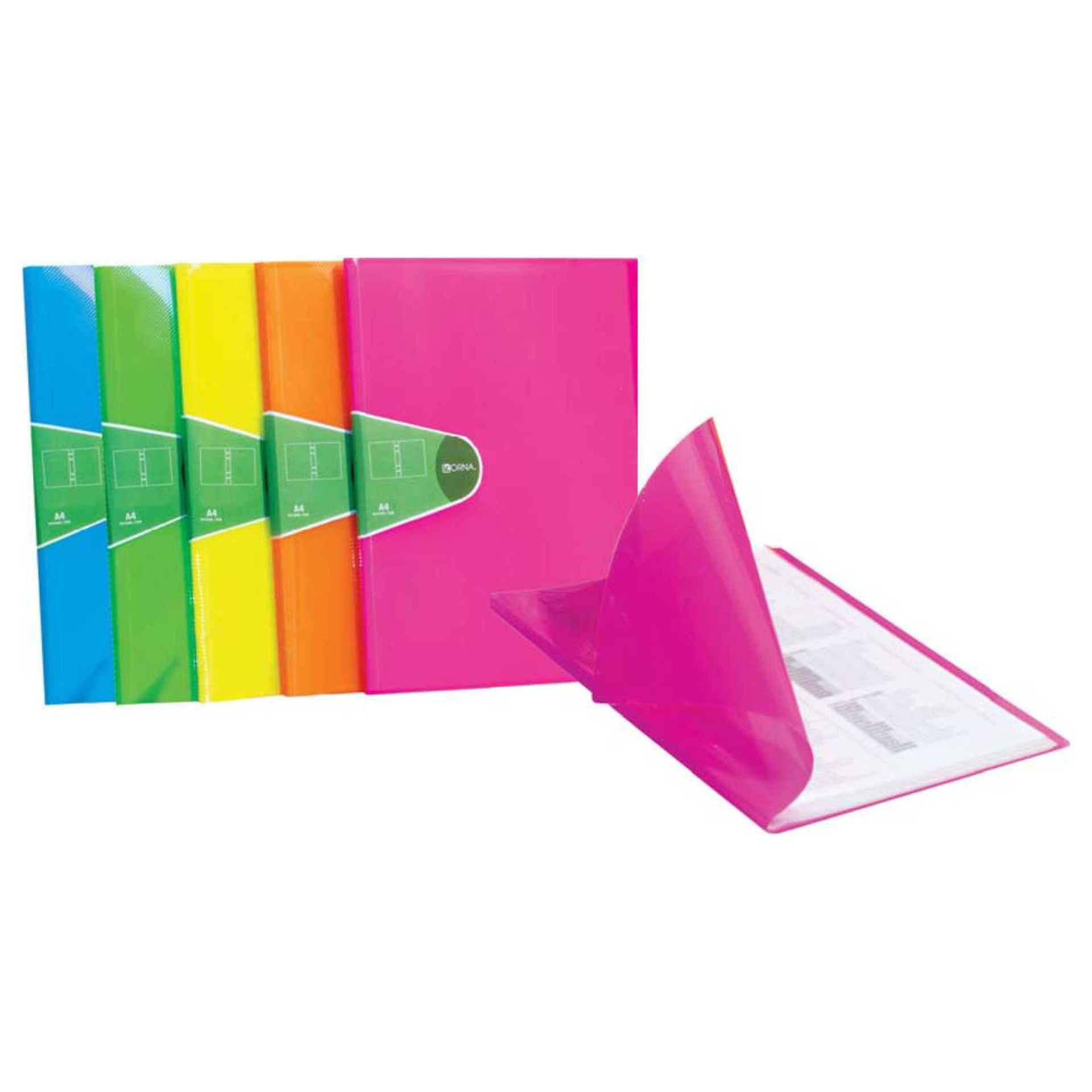 COPERTINA ANELLI PPL COLOR   FLUO A4 DM.30    0253