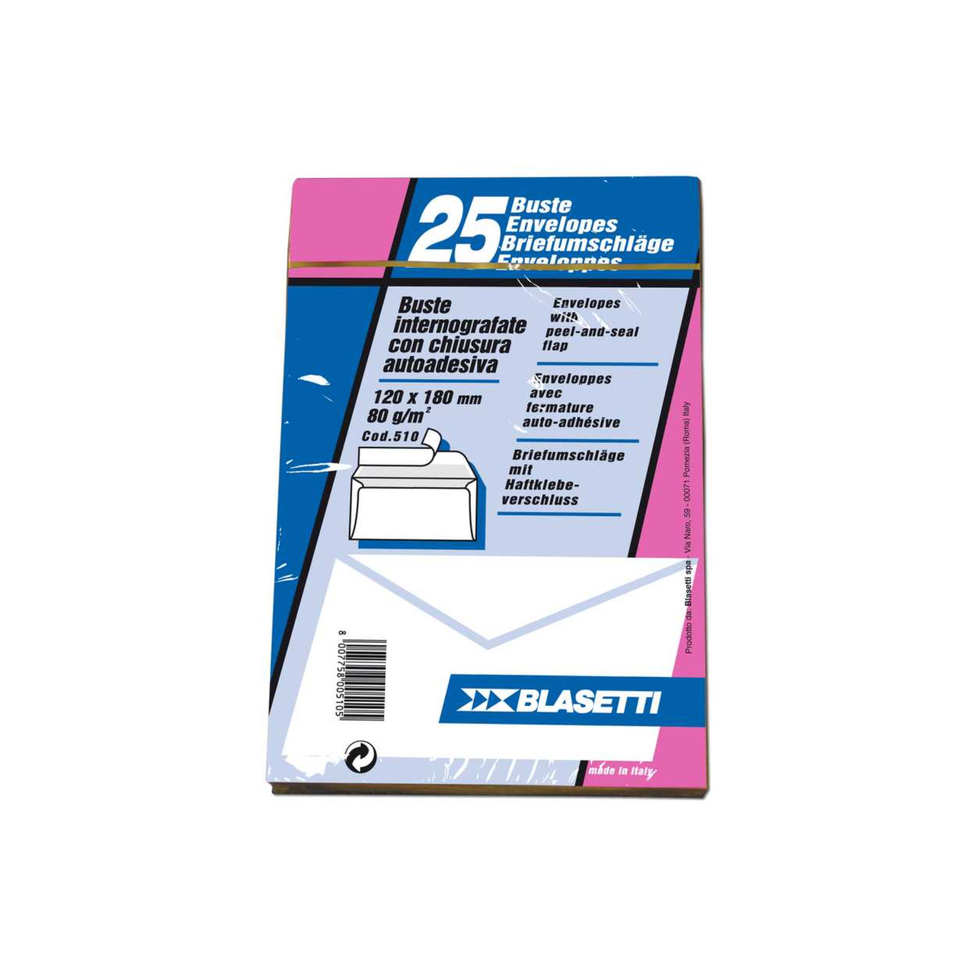 BUSTA MAILPACK 12X18 STRIP CONF. 25 PEZZI      510