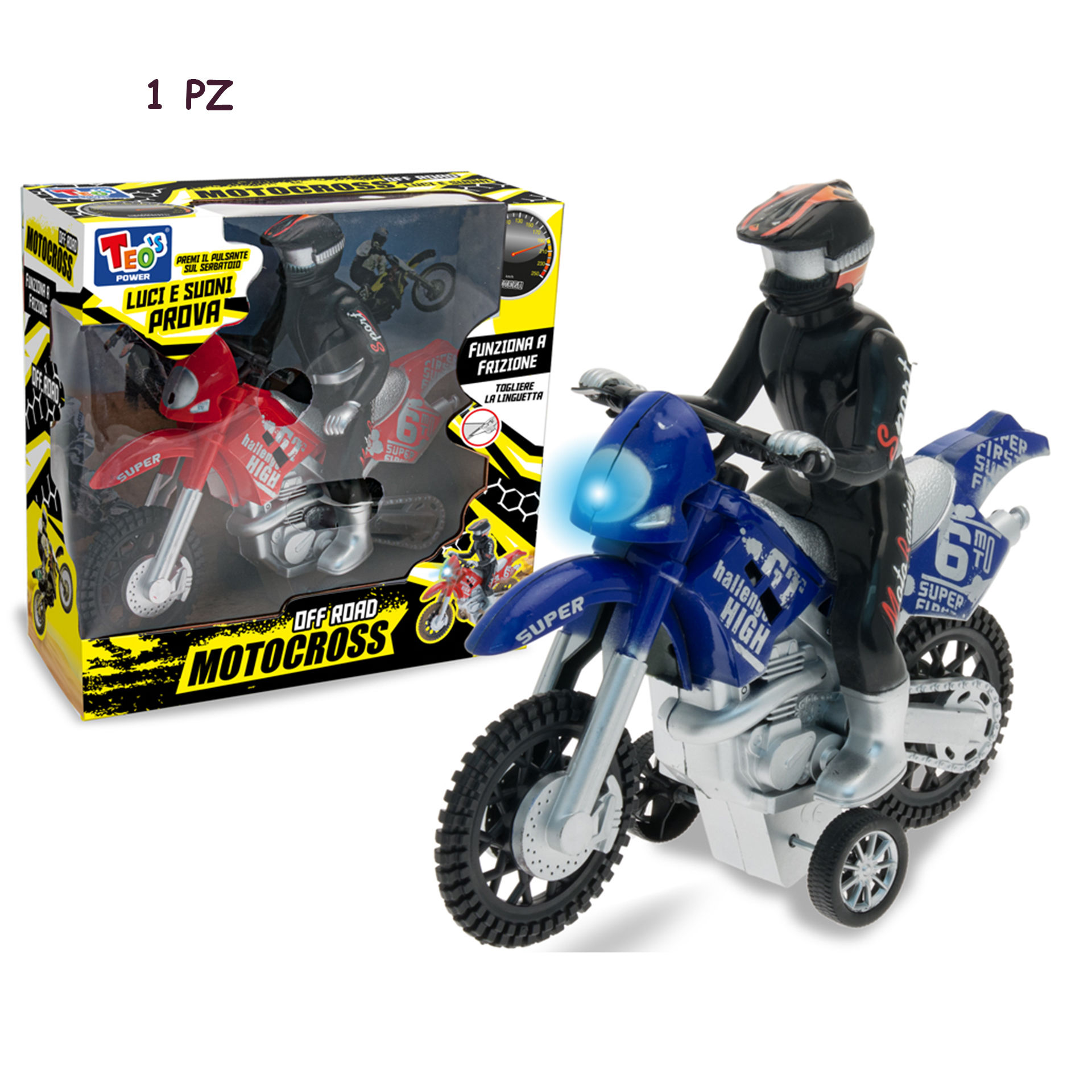 TEO S - MOTOCROSS A FRIZIONE 2 COL LUCI E SUONITeorema