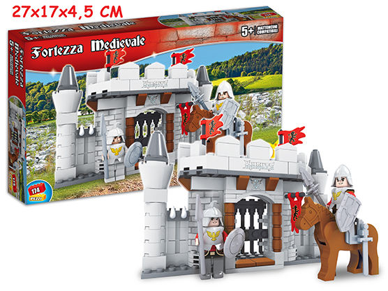 COSTRUZIONI CLICK CLACK FORTEZZA MEDIEVALE 174 PZ