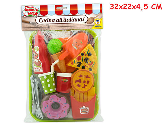 GRANDE CHEF - SET FAST FOOD CON VASSOIO