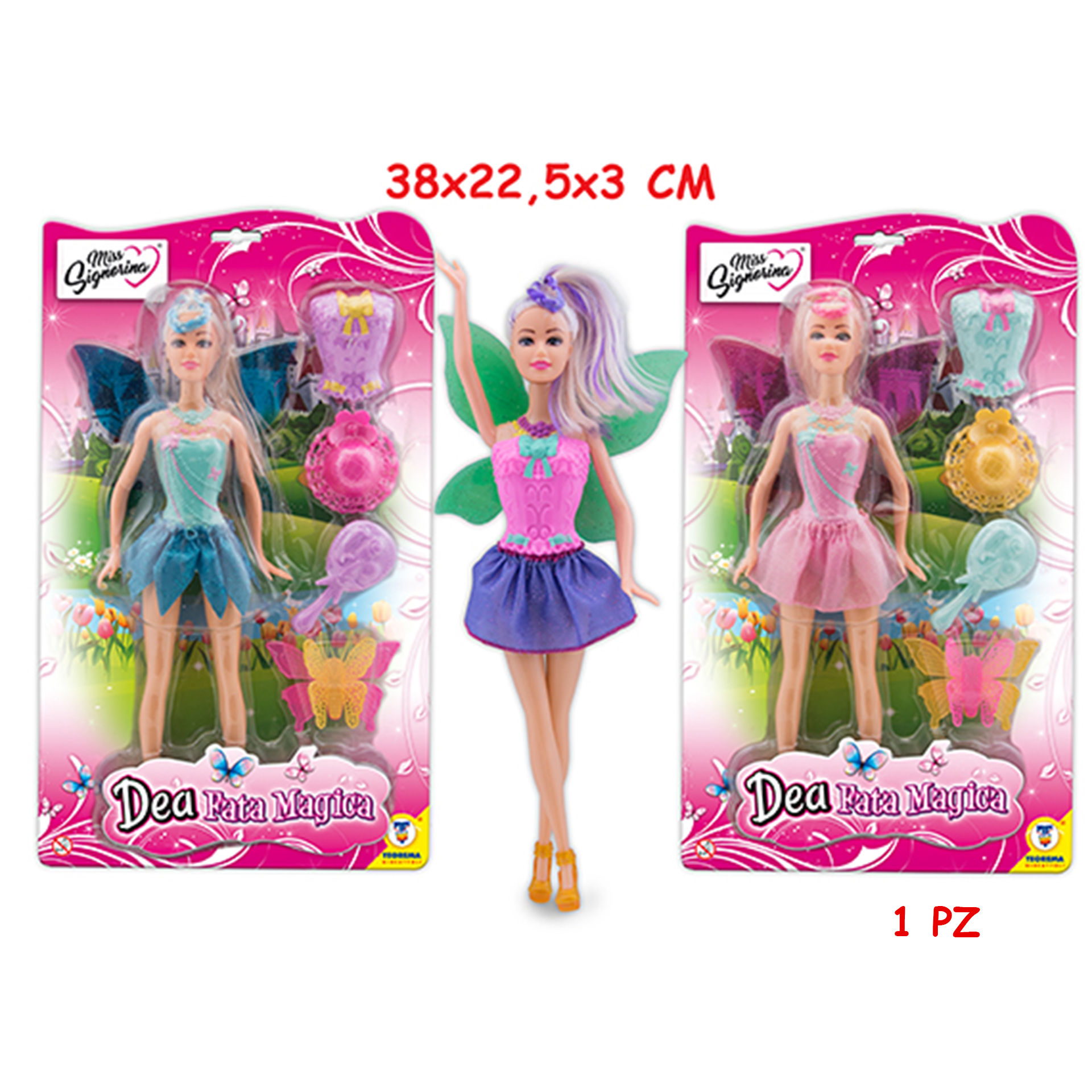 MISS SIGNORINA - BAMBOLA FATA MAGICA 3 ASS
