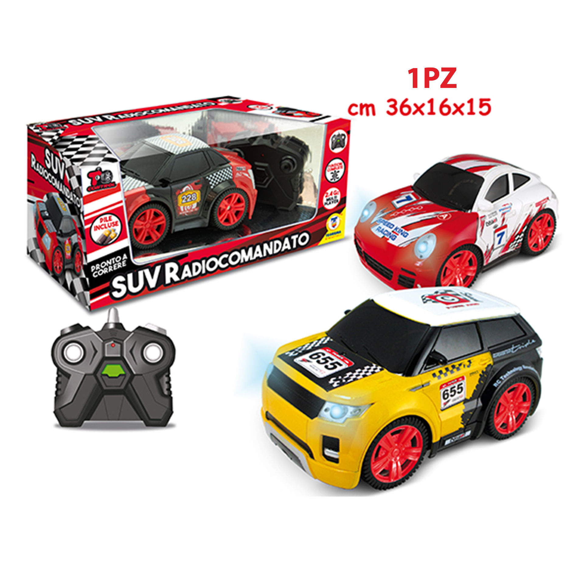 T CONTROL - AUTO RADIOC. 3 ASST. 2.4 GHZ BATT INCL