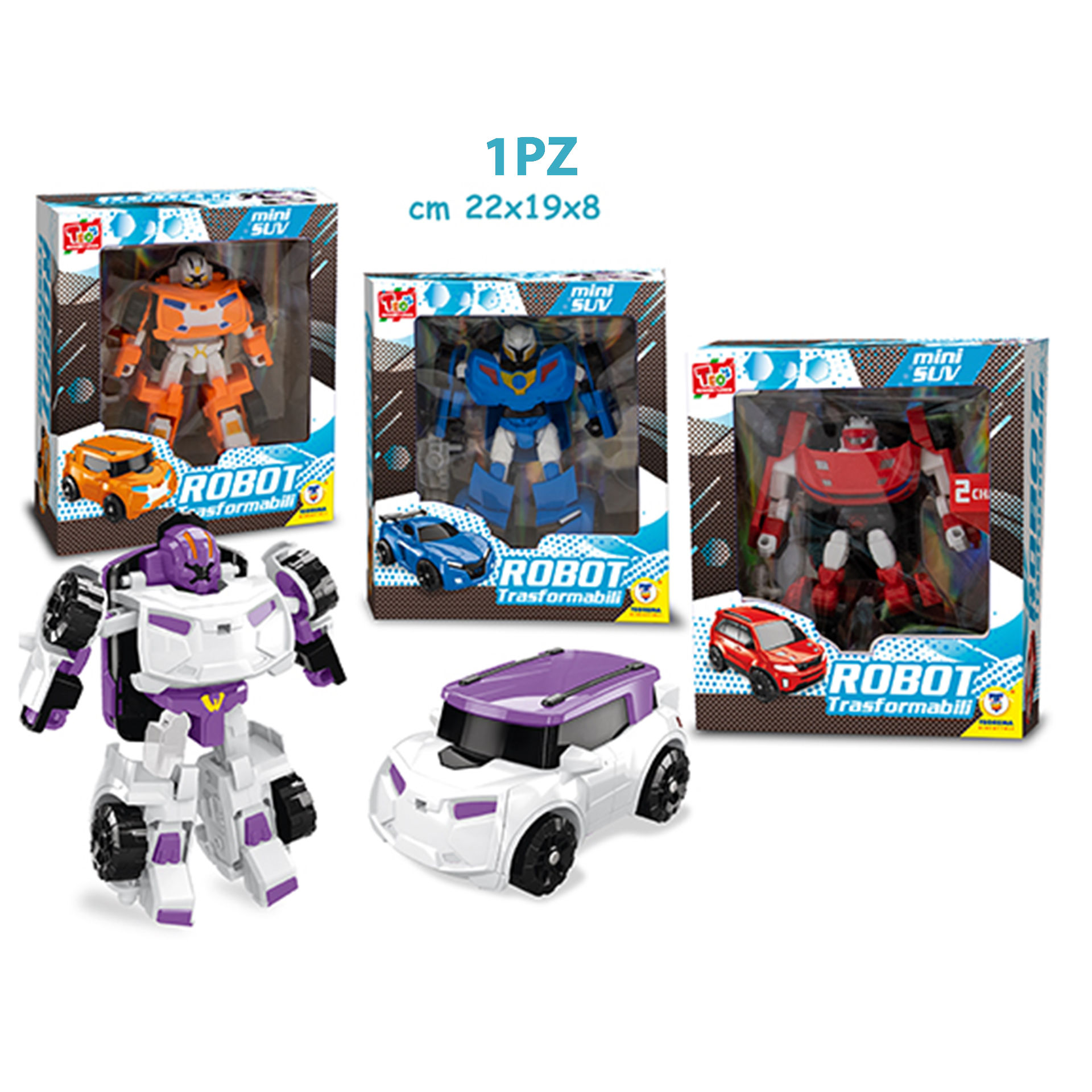 TEO S - ROBOT TRASFORMABILI 4MDL ASS