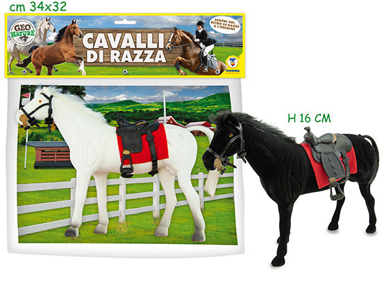 GEO NATURE - CAVALLO DI RAZZA FLOCCATO 2 COL