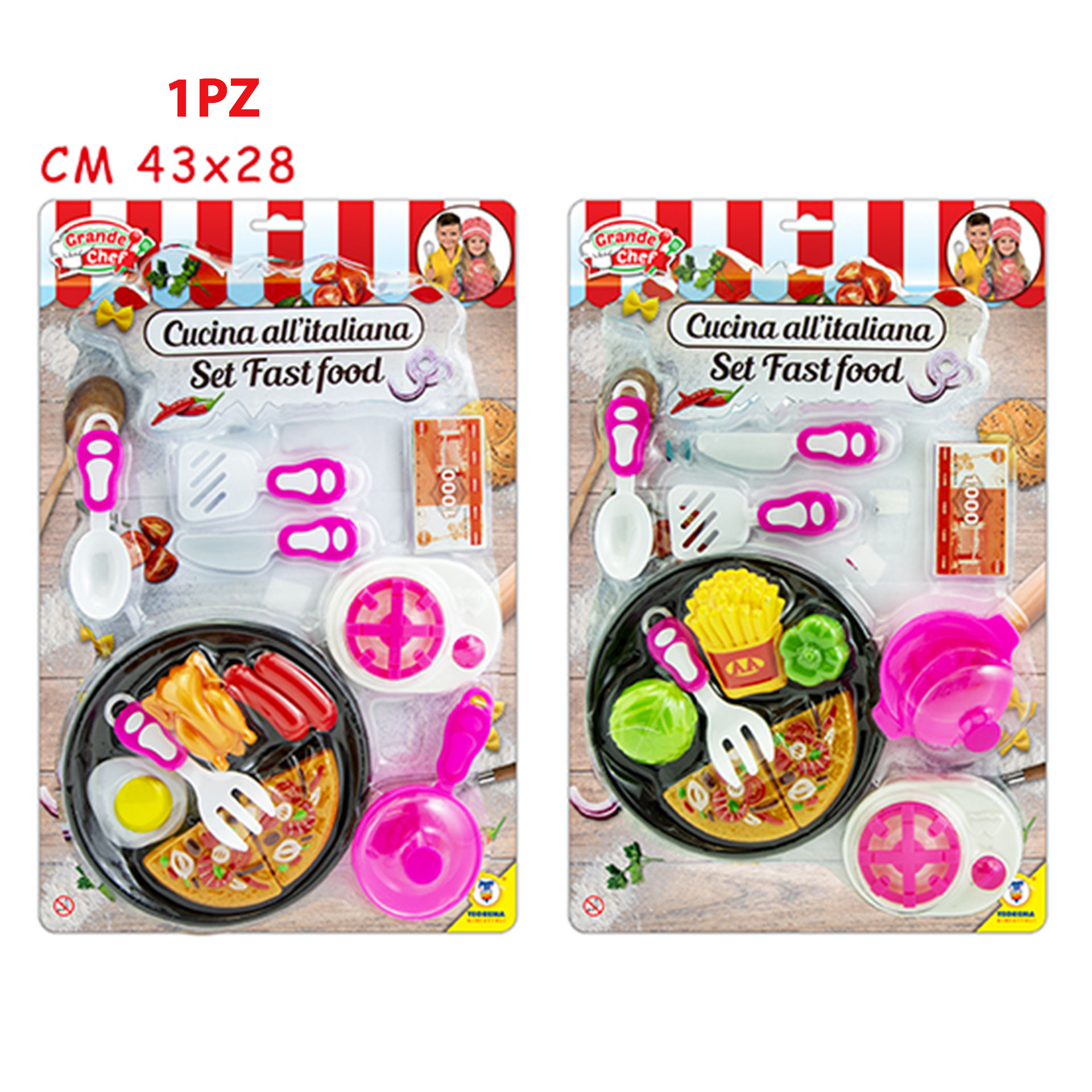 GRANDE CHEF - SET FAST FOOD 2 MDL