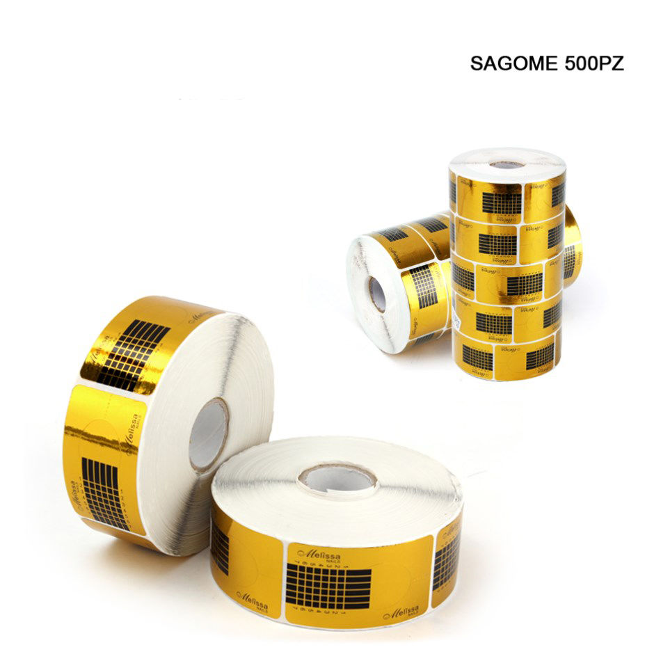 SAGOME UV ADESIVO ROTOLO DA 500PZ