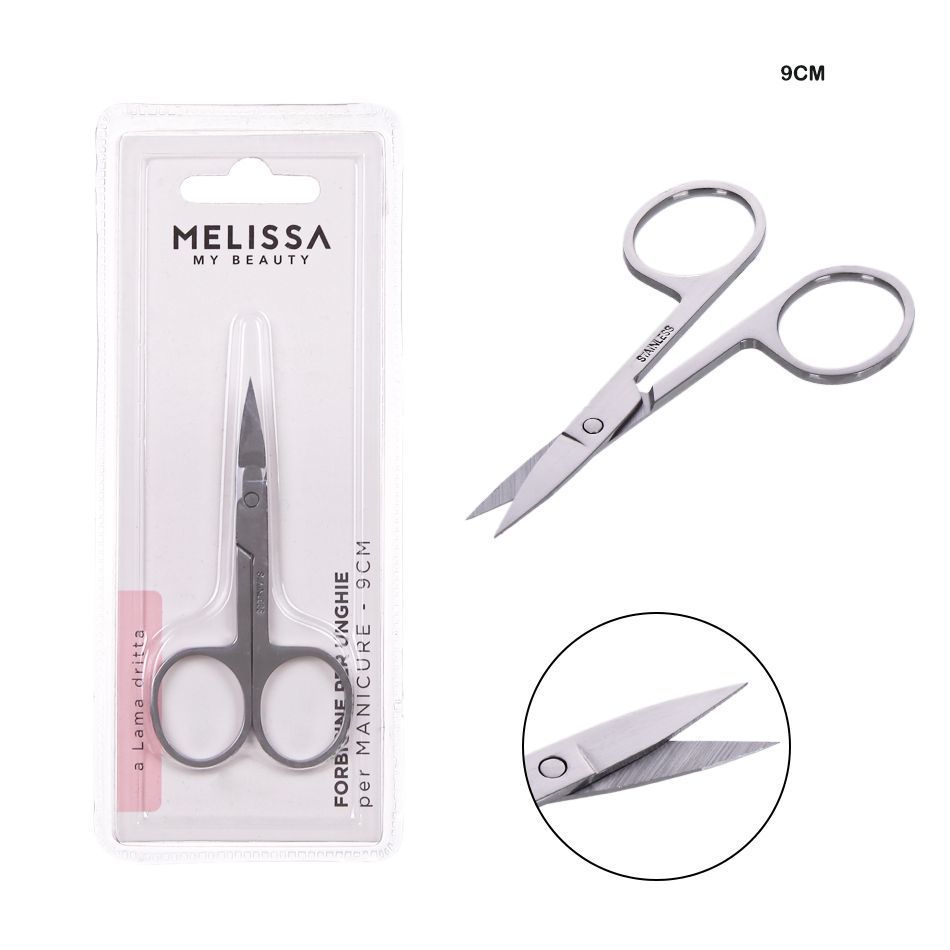 FORBICE UNGHIE INOX PROFESSIONAL 9CM LAMA DRITTA