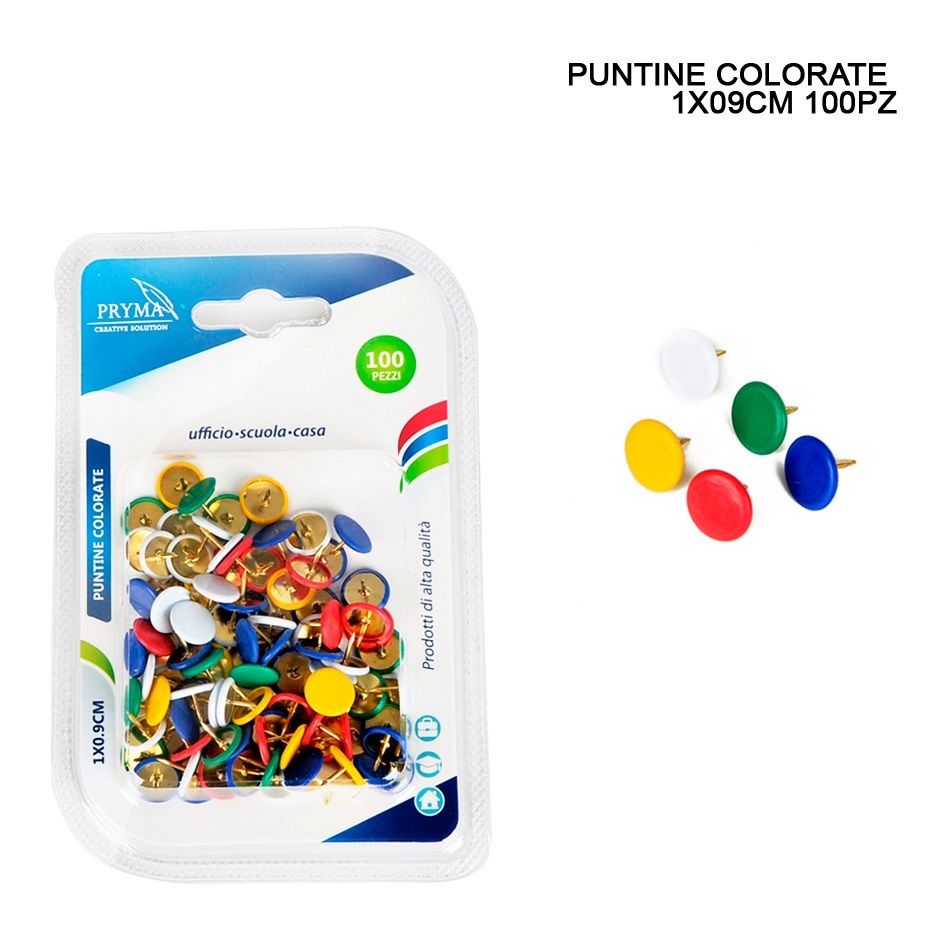 PRYMA PUNTINE COLORATE 1X0.9CM 100PZ BL.Pryma