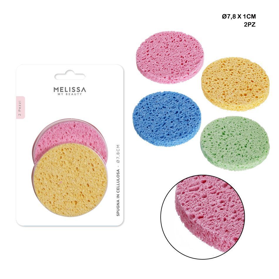 MELISSA SPUGNA MAKE UP CELLULOSA D.7,8CM 2PZ
