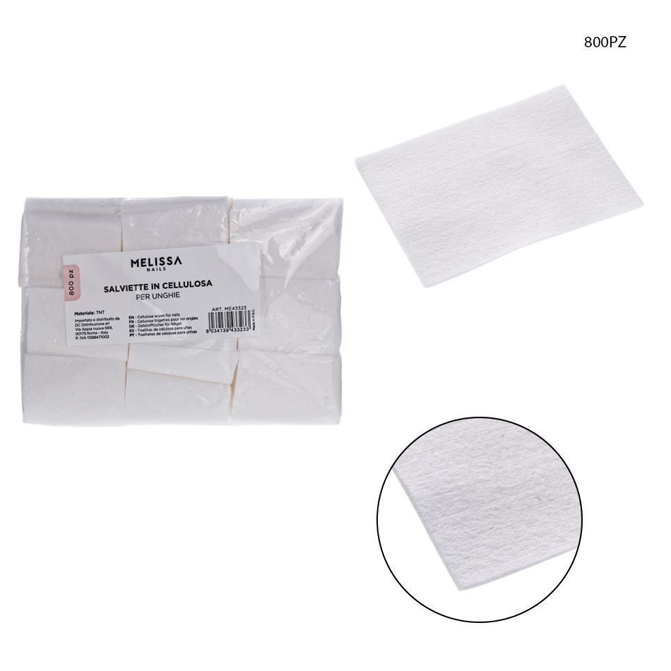 MELISSA SALVIETTE CELLULOSA UNGHIE 6X4CM 800PZ