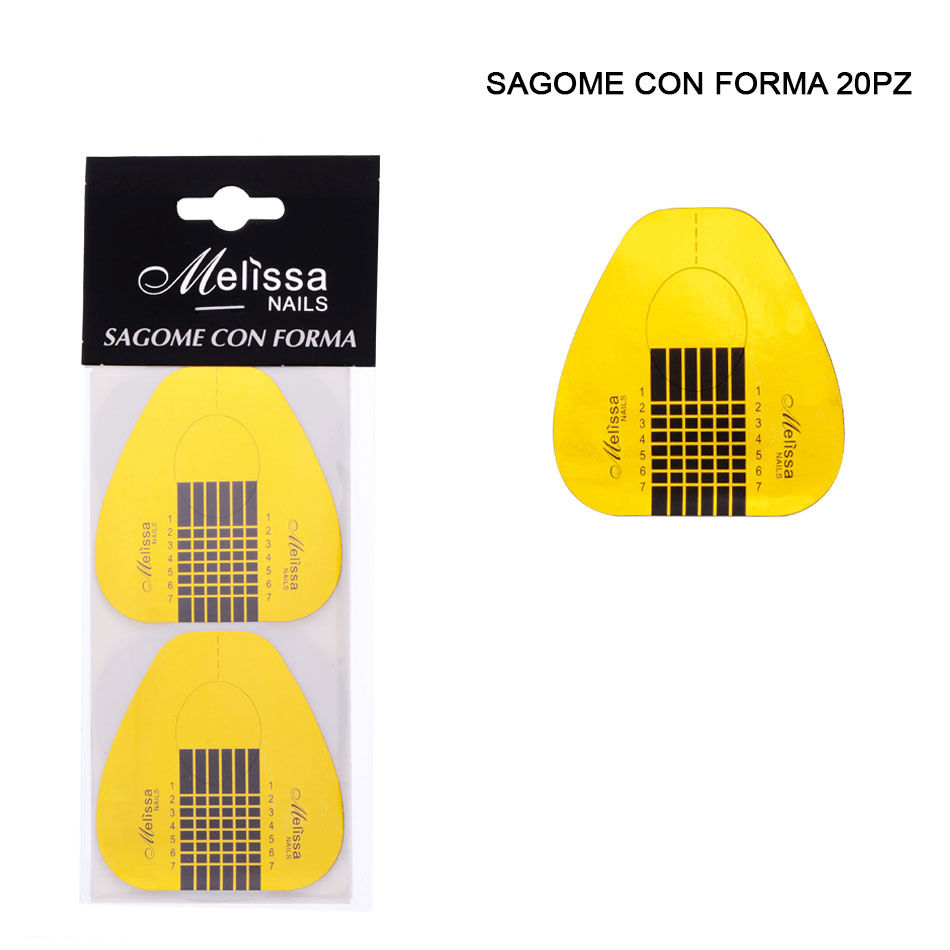 CARTINE PER RICOSTRUZIONE UNGHIE 20PZ