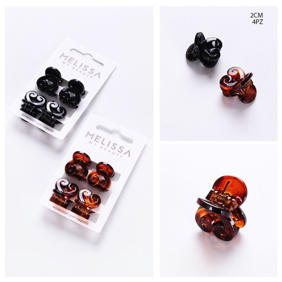 MOLLETTINE CAPELLI 2CM 4PZ ASS