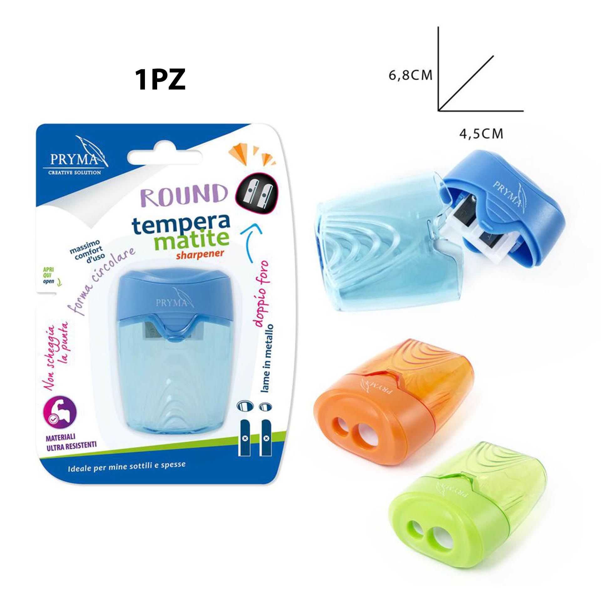 PRYMA TEMPERINO C/CONT. 2FORI 4.5X6.8CM BL.Pryma