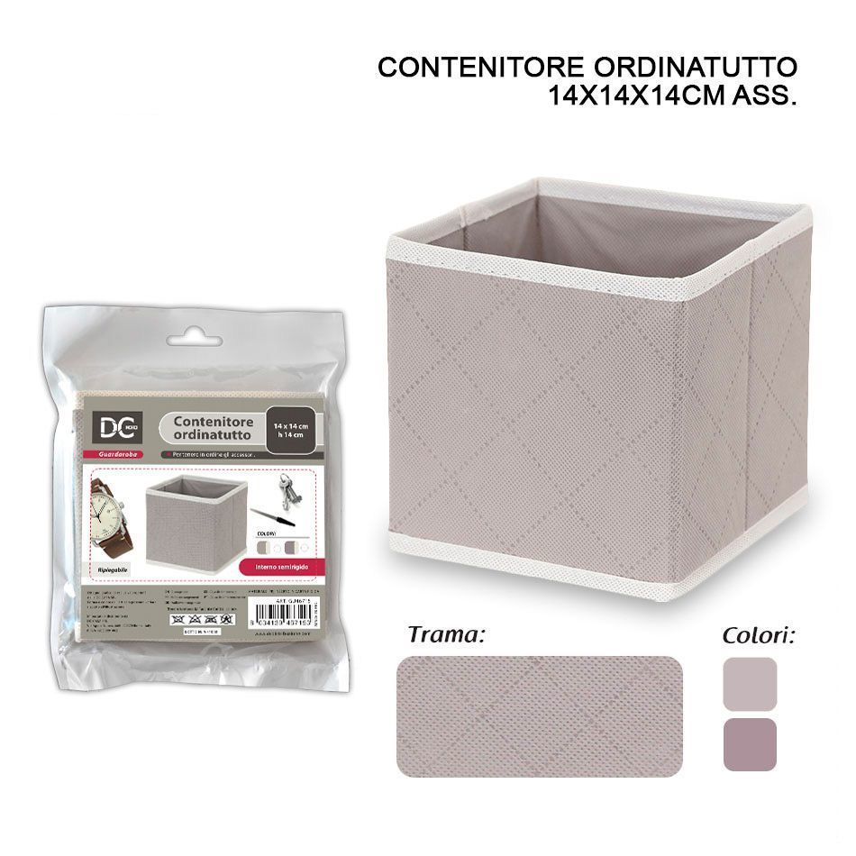 DC CASA CONTENITORE TNT ORDINATUTTO 14X14X14CM