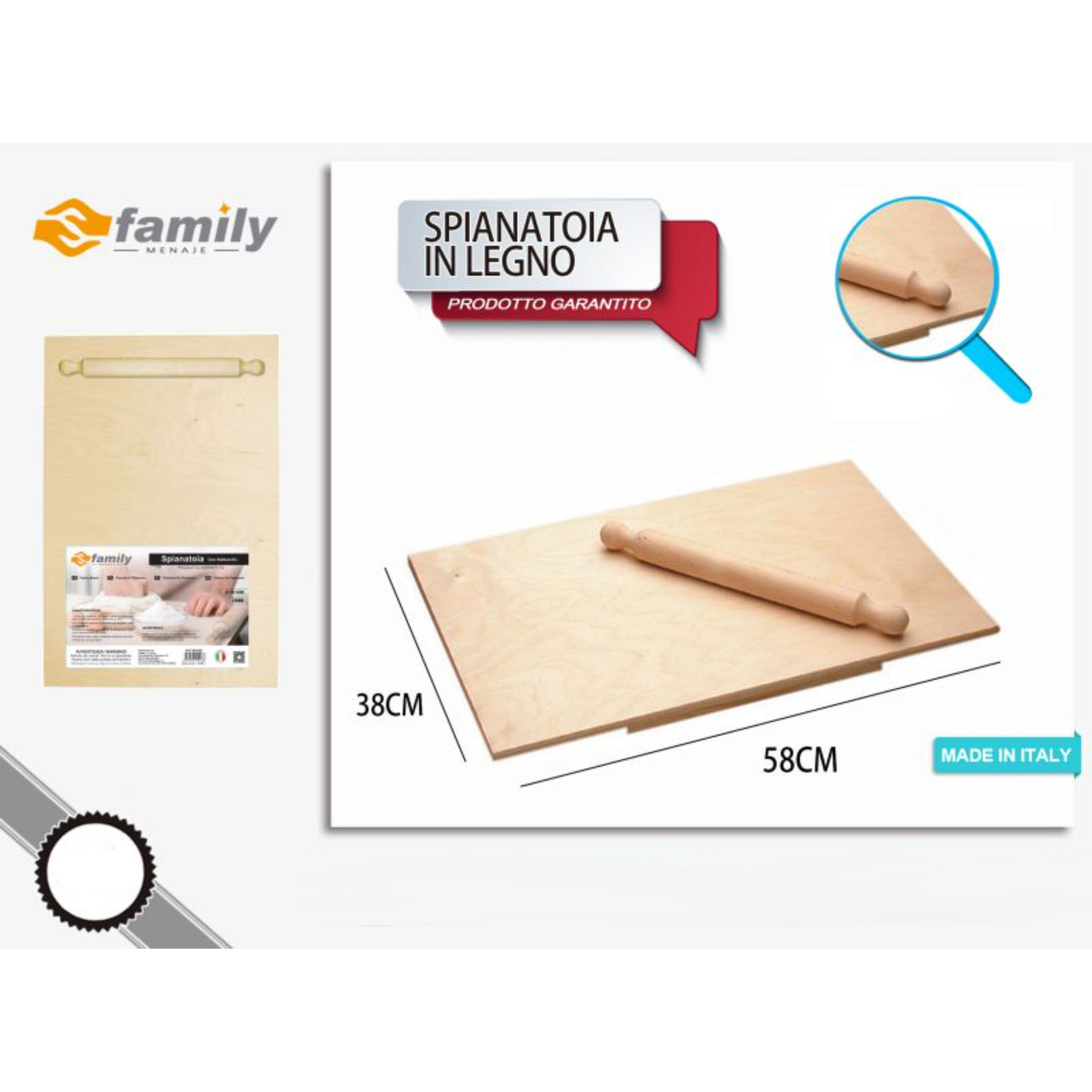 SPIANATOIA CON MATTARELLO 58*38*1.2CMFamily