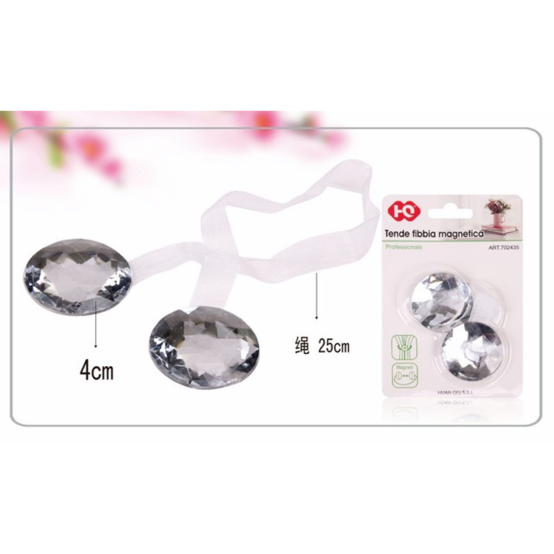 FERMATENDE C/CALAMITA TONDO  DIAMANTE  PICCOLO