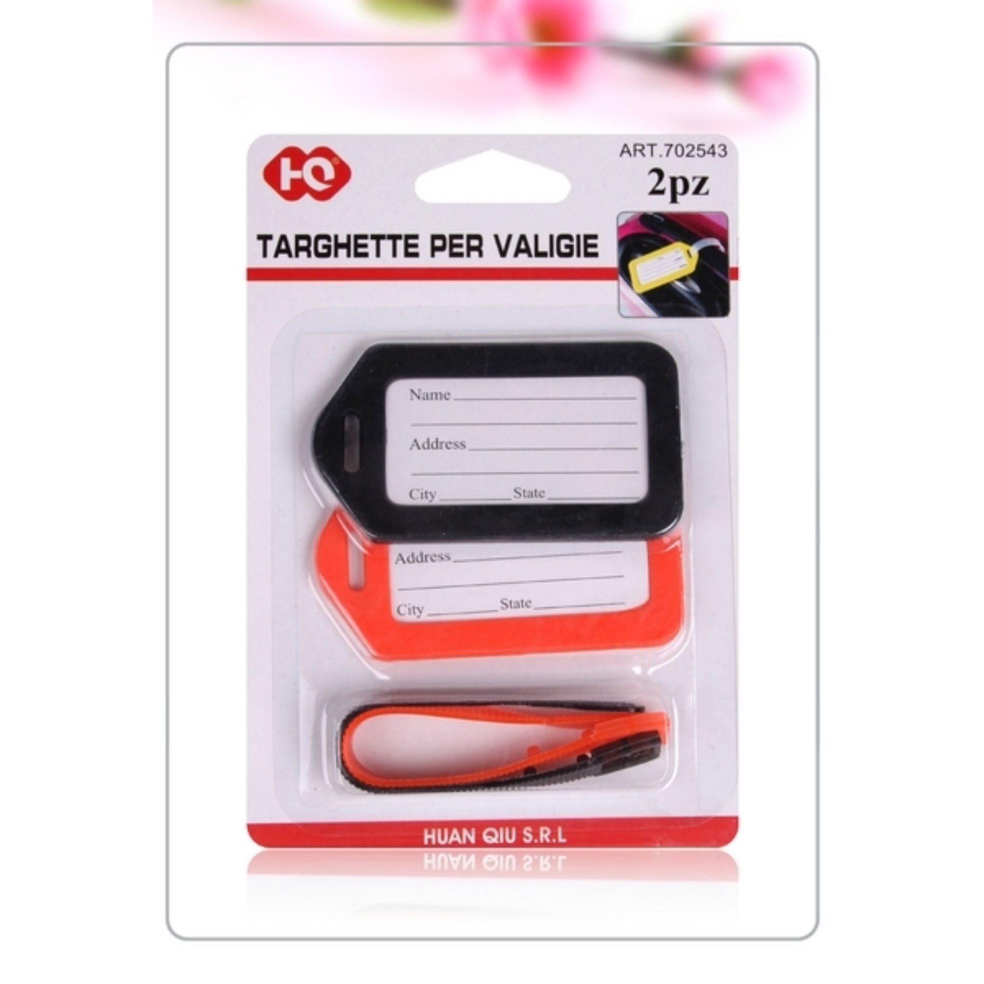 TARGHETTE PER VALIGIE 2PZ
