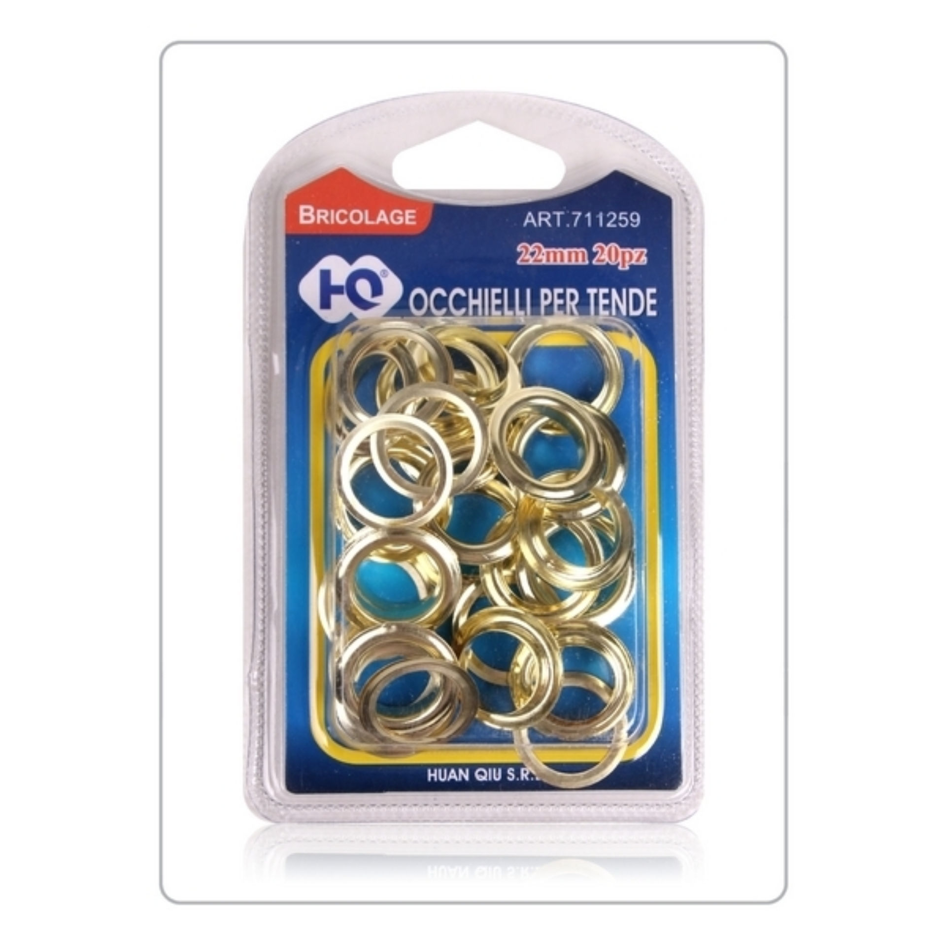 OCCHIELLI PER TENDE 22MM 20PZ