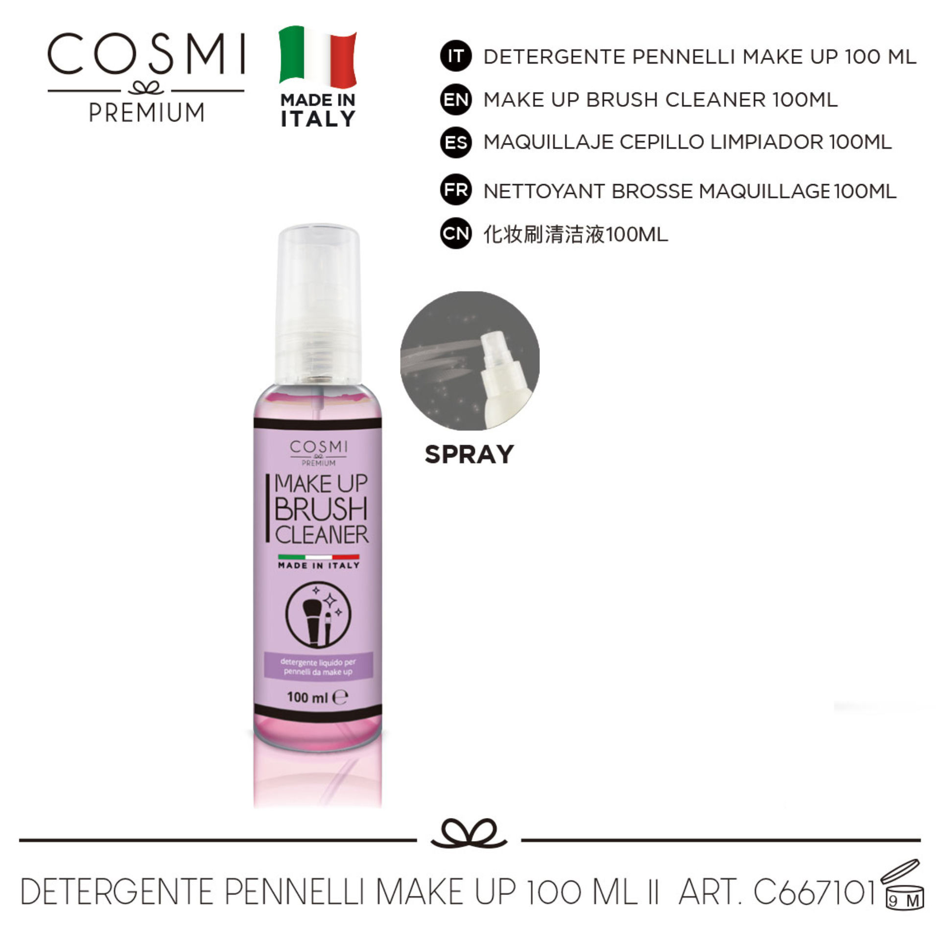 COSMI PREMIUM PULITORE PENNELLI MAKE UP