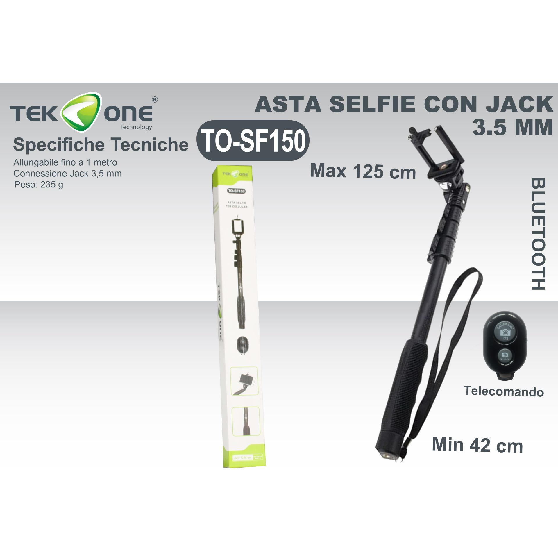 ASTA SELFIE CON TELECOMANDO